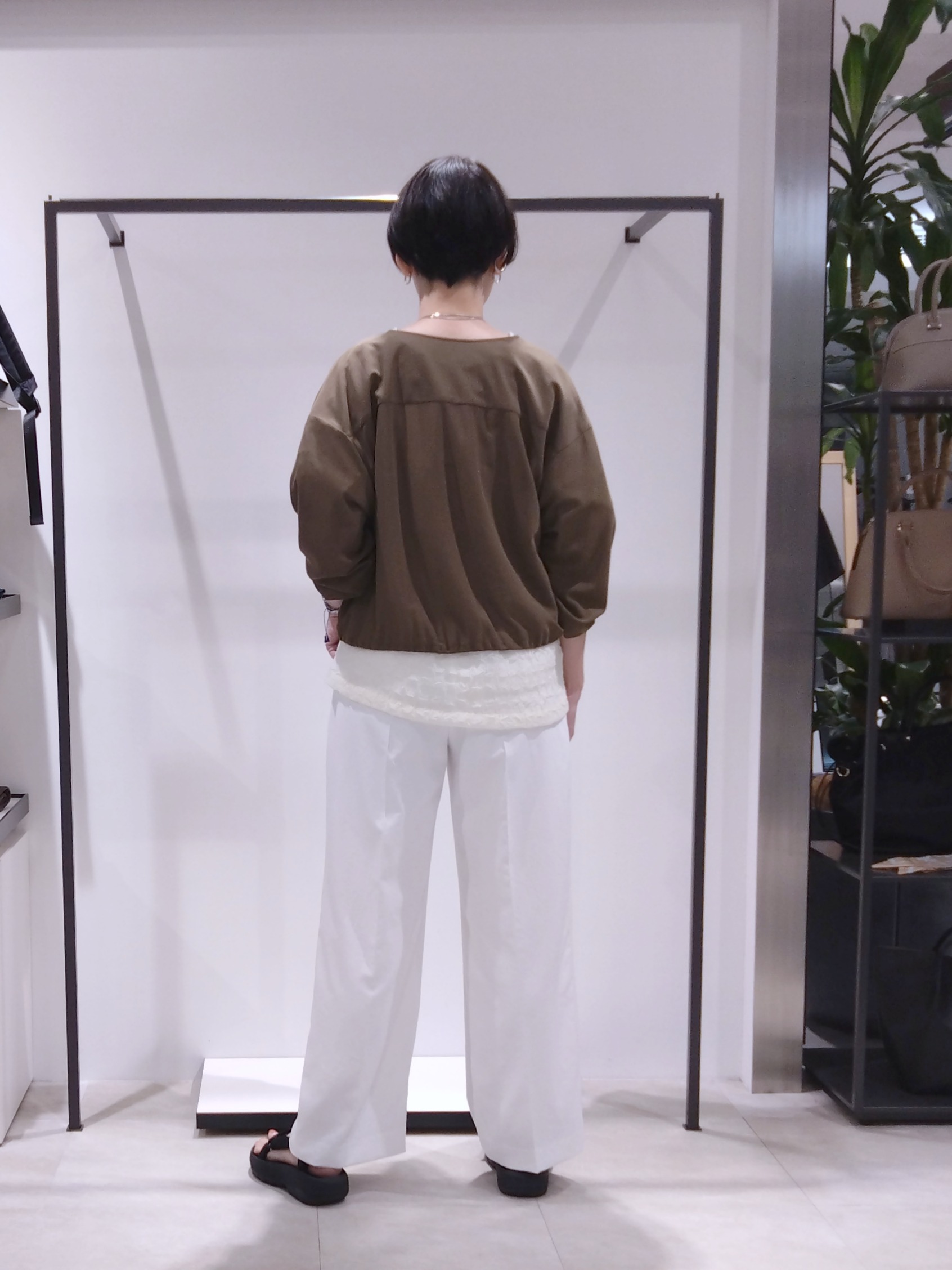 まちこさんの「UNTITLED｜【古畑星夏さん着用/洗える】シアーブルゾン」を使ったコーディネート