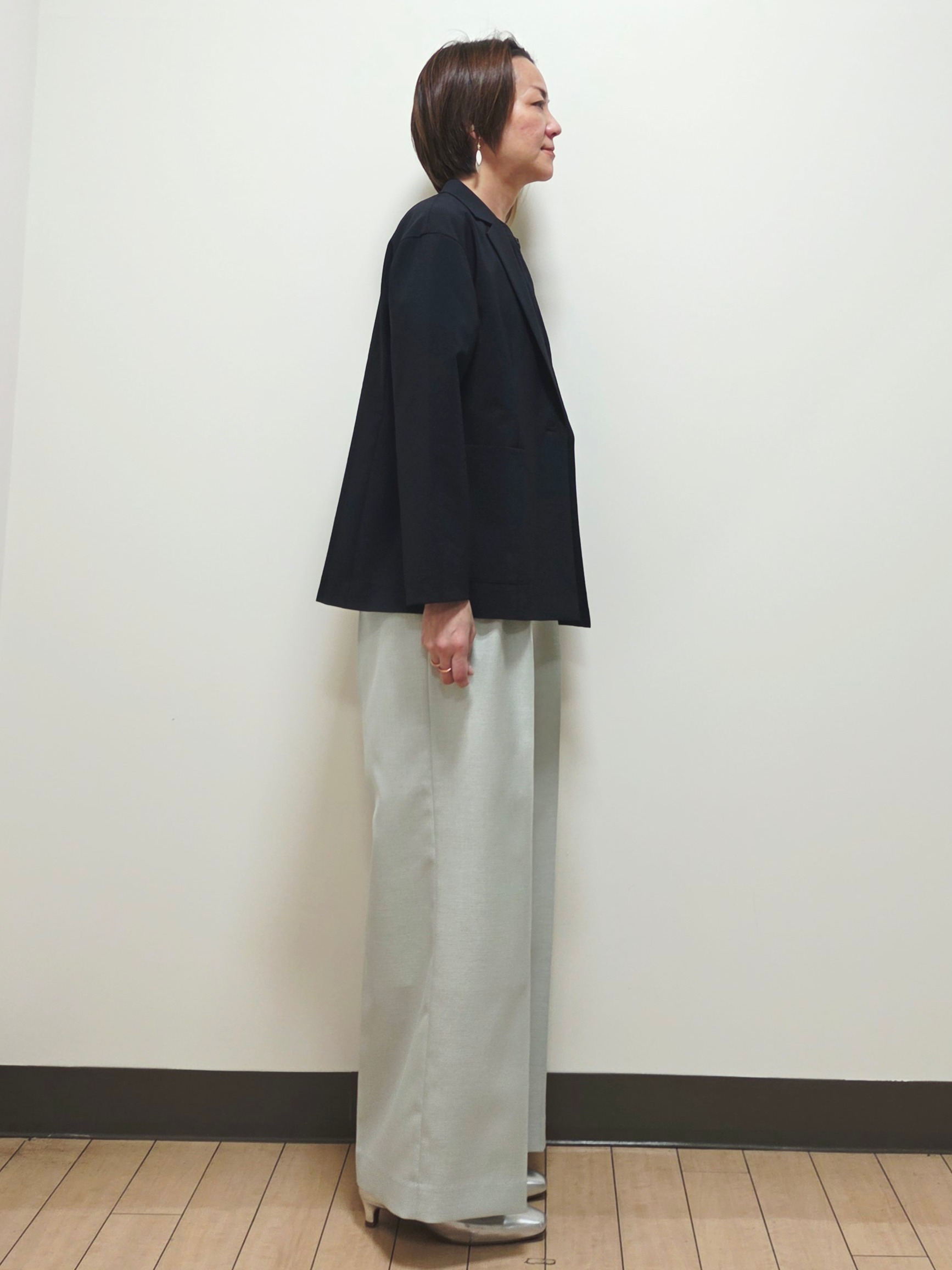 yuuさんの「Reflect｜【SS-4Lサイズ／接触冷感／シワになりにくい】リラクシーテーラードジャケット」を使ったコーディネート