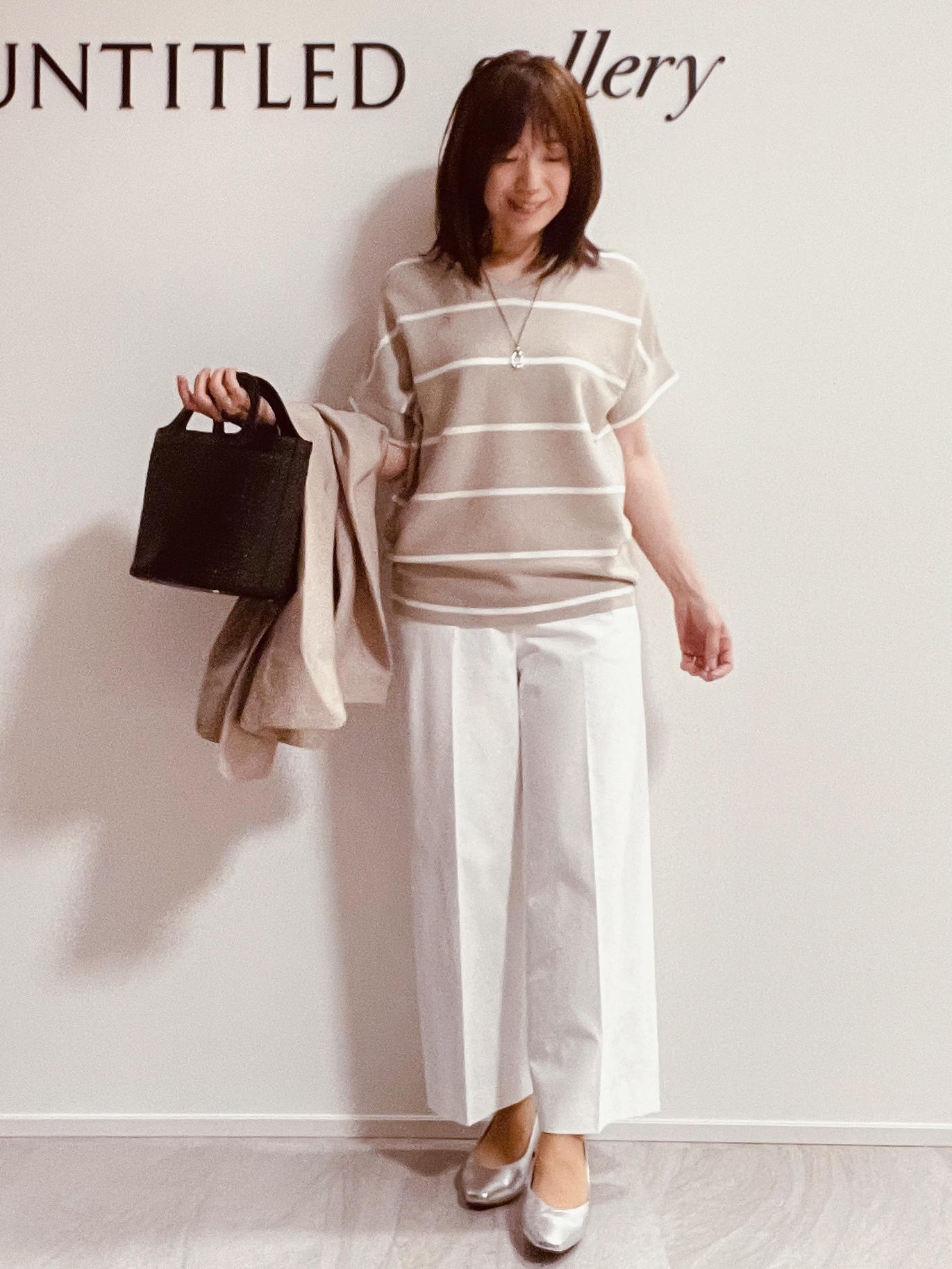 めいさんの「UNTITLED｜【程よいシアー感/洗える】エアリーバイオジャケット」を使ったコーディネート