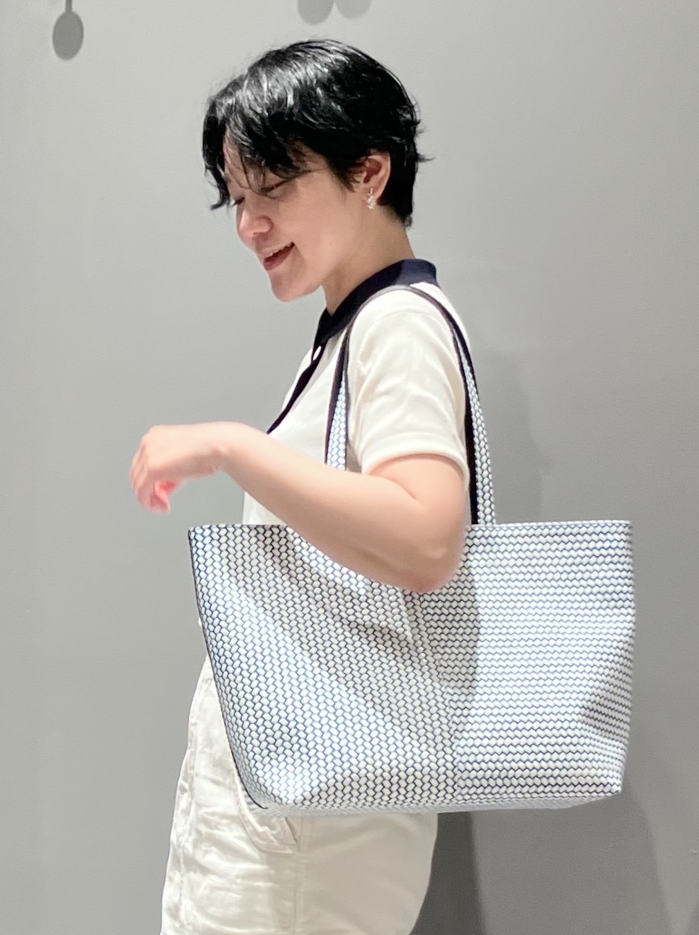 Cさんの「HIROKO HAYASHI｜OTTICA（オッティカ）トートバッグ」を使ったコーディネート
