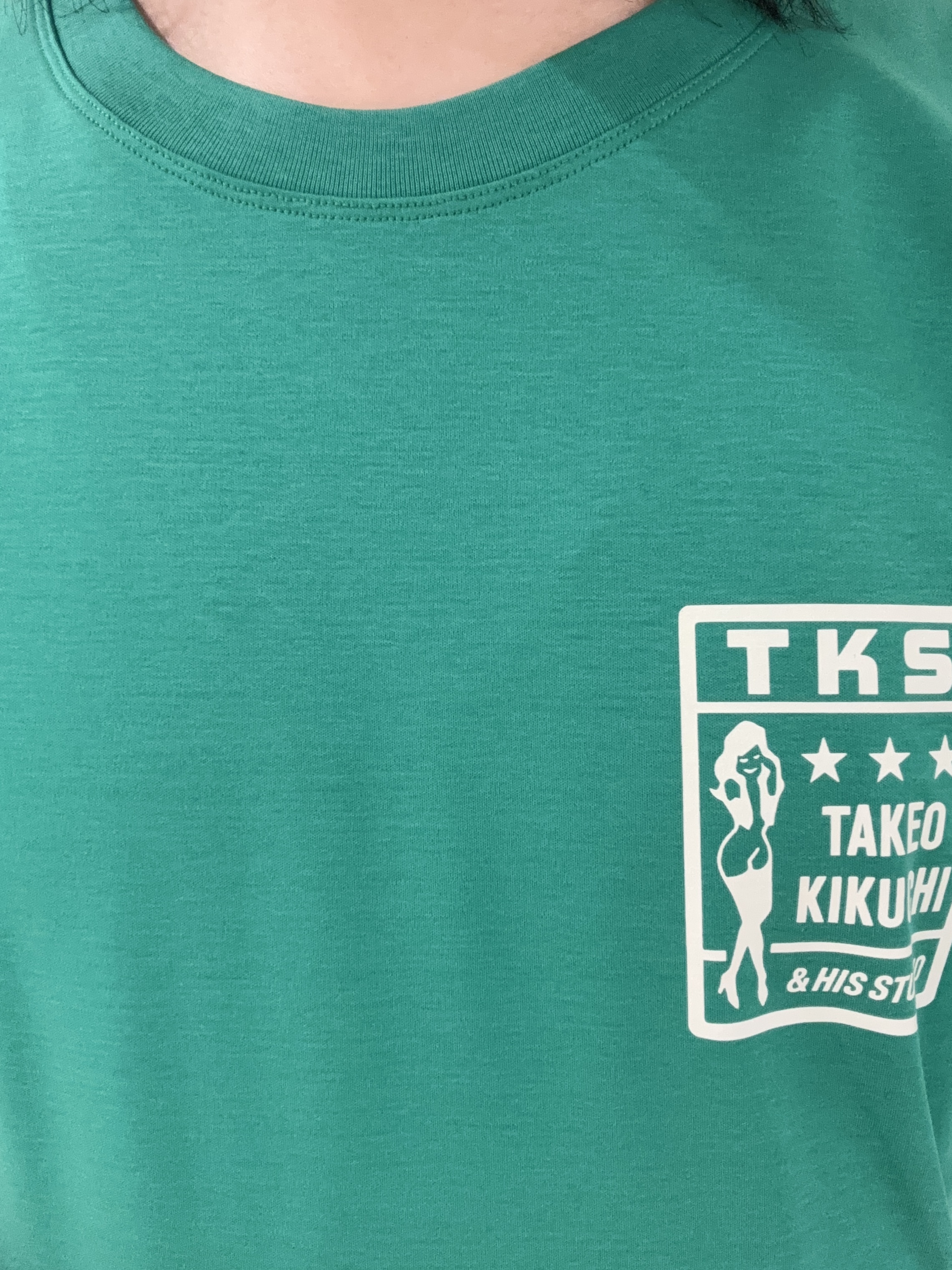 及川さんの「TAKEO KIKUCHI｜【BOWLER HAT LABEL】アイスクリアコットン ピンナップガール 半袖Tシャツ」を使ったコーディネート