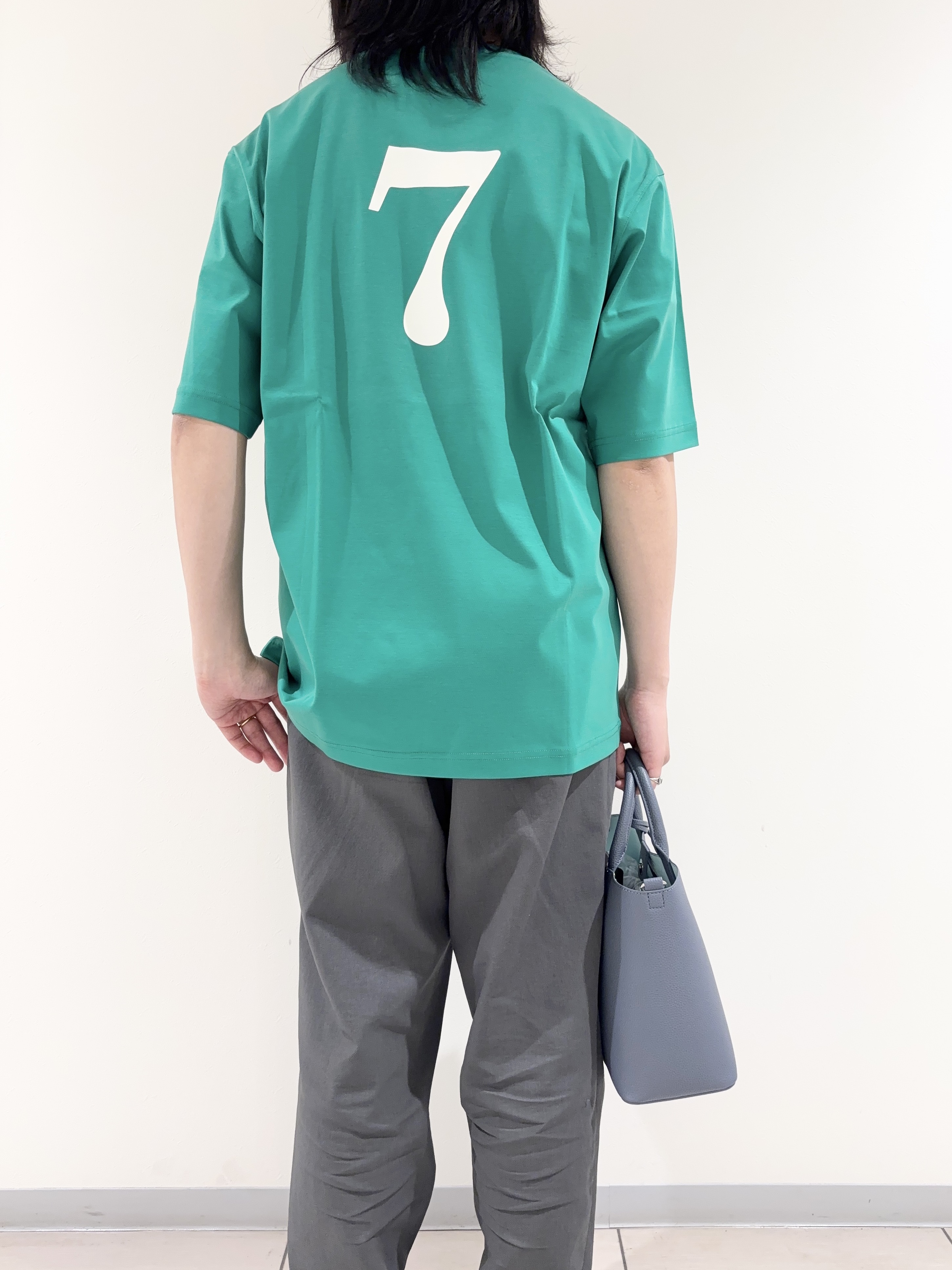 及川さんの「TAKEO KIKUCHI｜【BOWLER HAT LABEL】アイスクリアコットン ピンナップガール 半袖Tシャツ」を使ったコーディネート