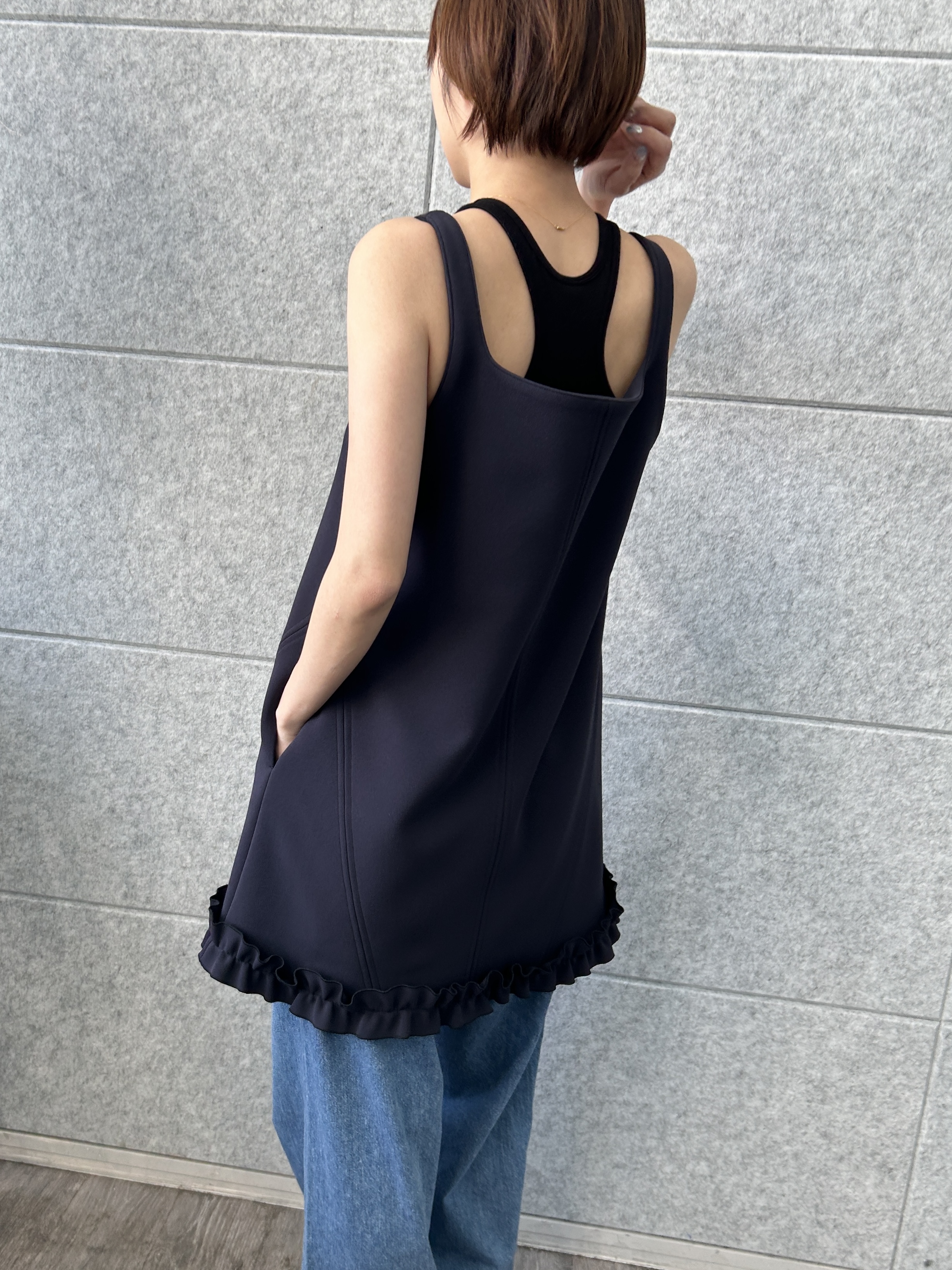 harunaさんの「CODE A｜frill mini dress」を使ったコーディネート