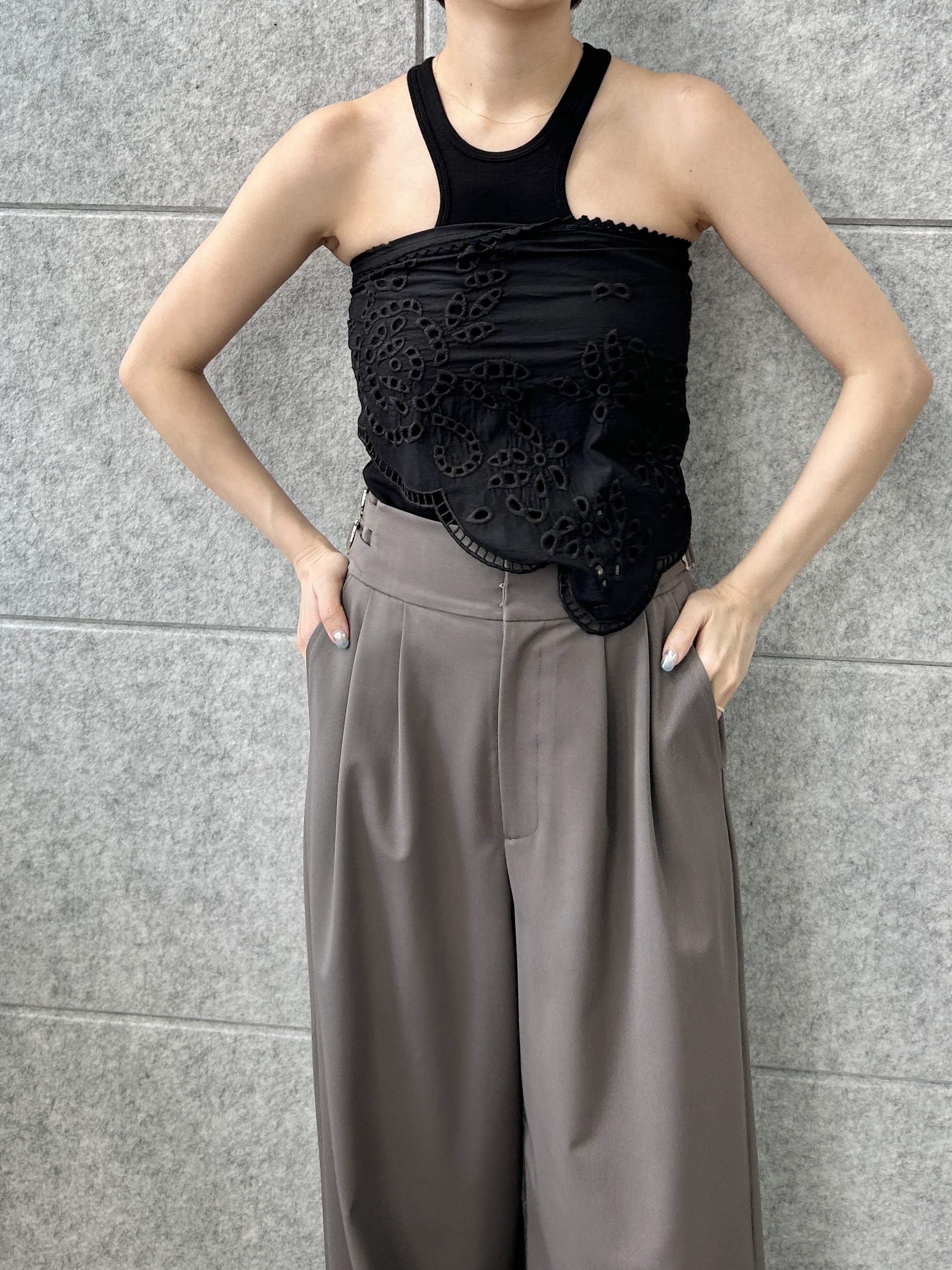 harunaさんの「CODE A｜【Re】design cut tank」を使ったコーディネート