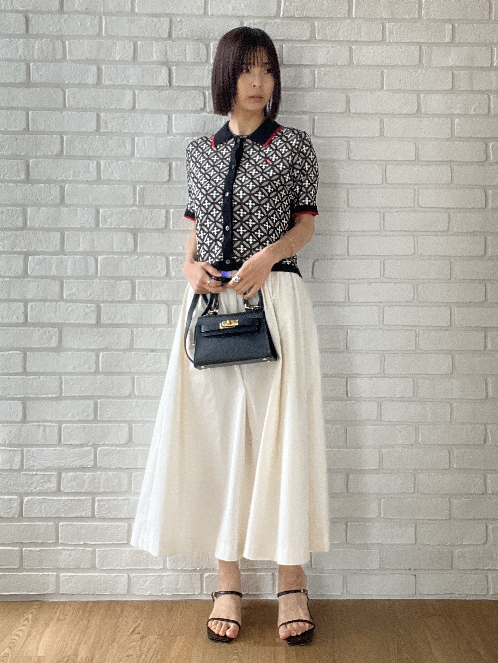 misaさんの「DRESSTERIOR｜【otonaMUSE5月号掲載】スキニーベルトサンダル」を使ったコーディネート