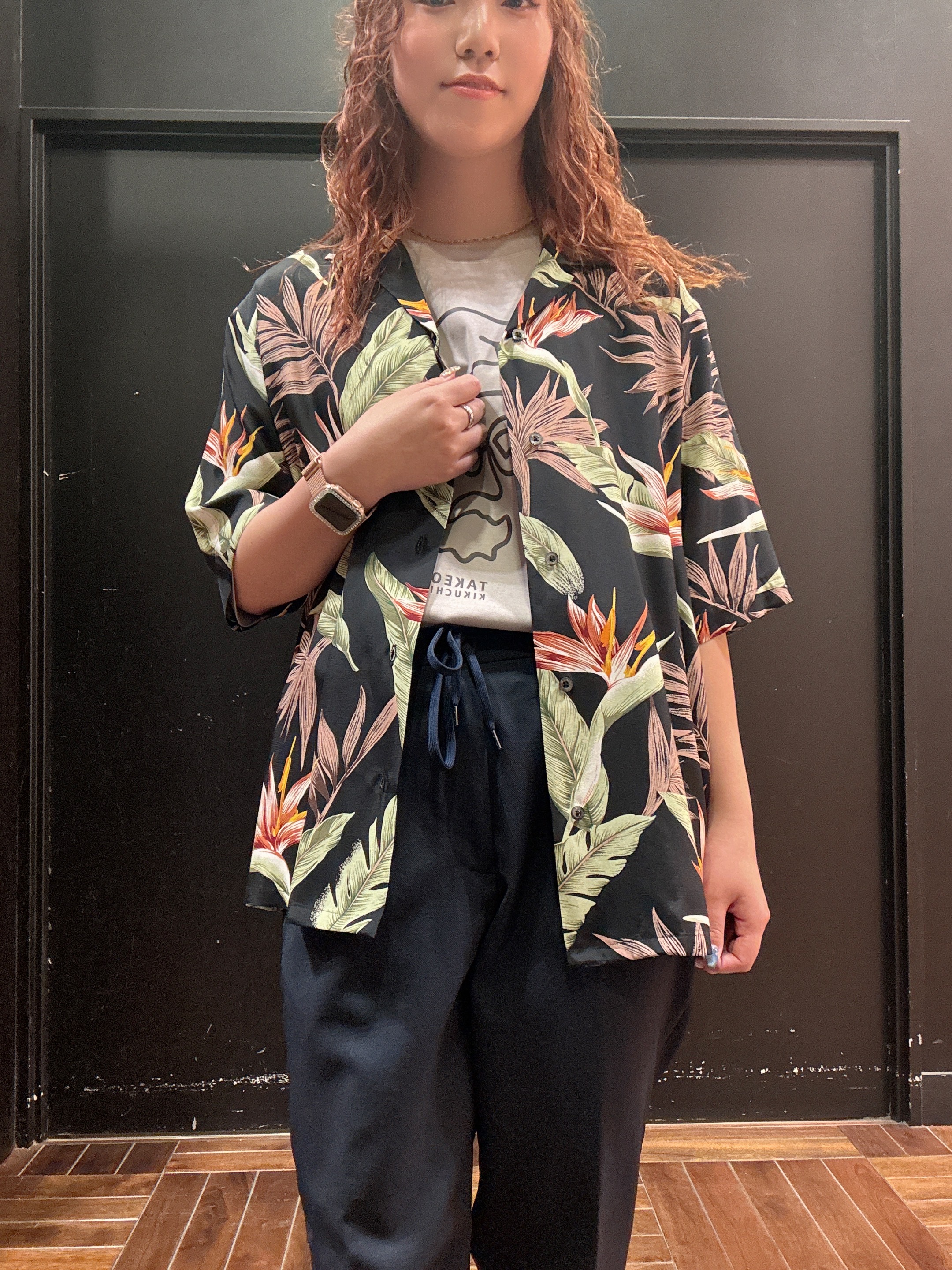 ヒナさんの「TAKEO KIKUCHI｜【BOWLER HAT LABEL】アイスクリアコットン ワンストローク 半袖Tシャツ」を使ったコーディネート