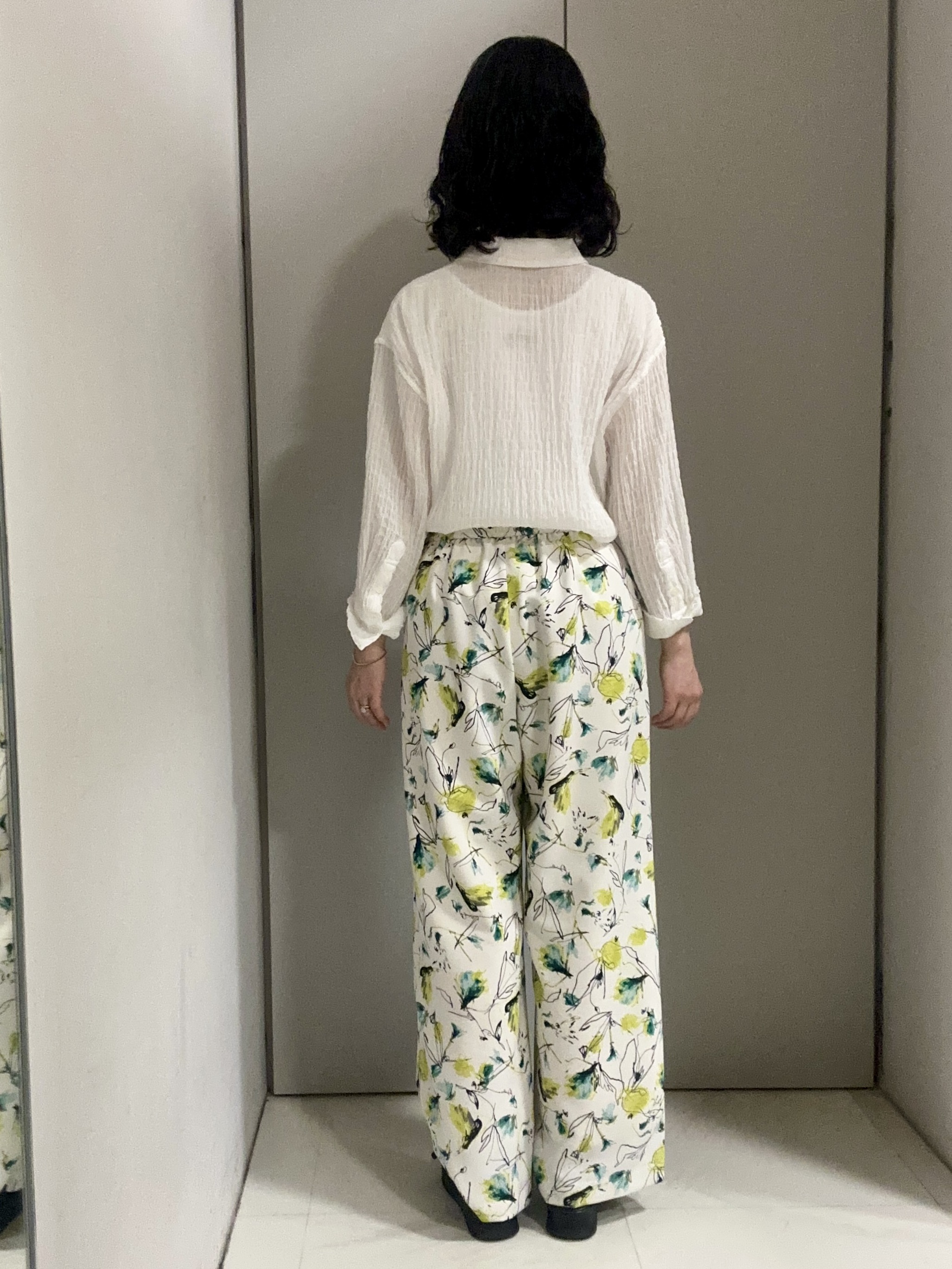 Kouさんの「Reflect｜【羽織にも◎／セットアップ可】八分袖シアーシャツ」を使ったコーディネート