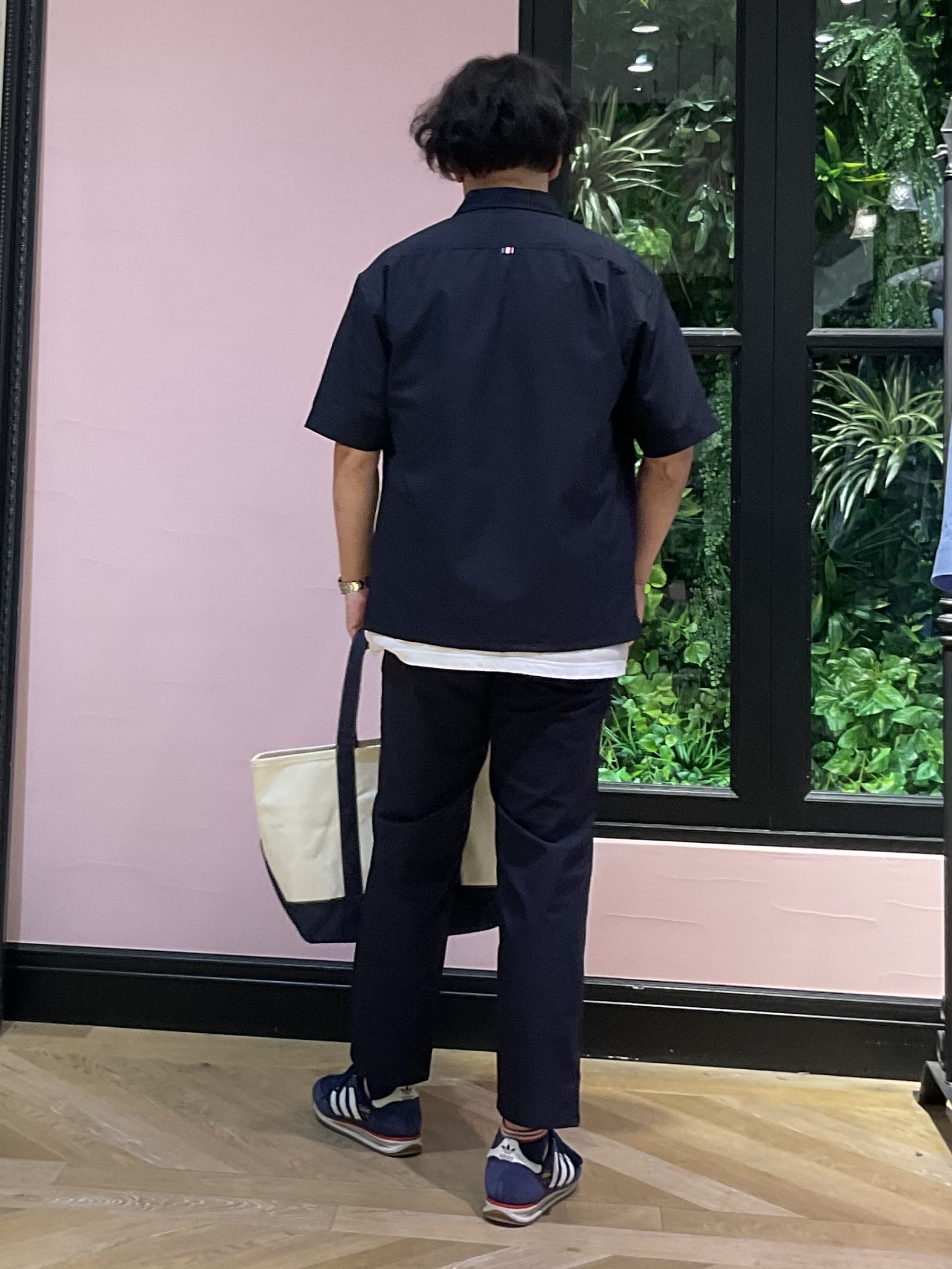 Nagaseさんの「DRESSTERIOR｜【セットアップ可/速乾/防しわ】COOL DOTS ショートスリーブシャツ」を使ったコーディネート