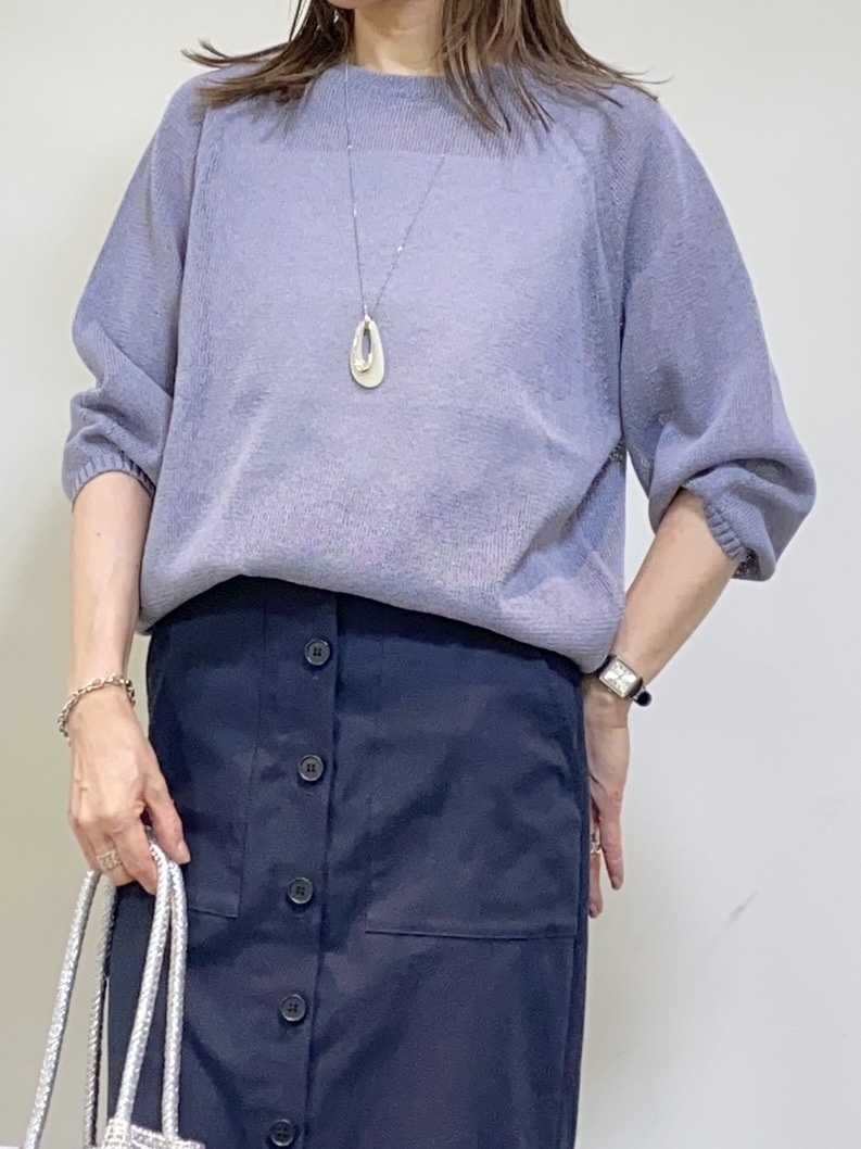 tomoさんの「UNTITLED｜【古畑星夏さん着用/洗える】シアーブルゾン」を使ったコーディネート