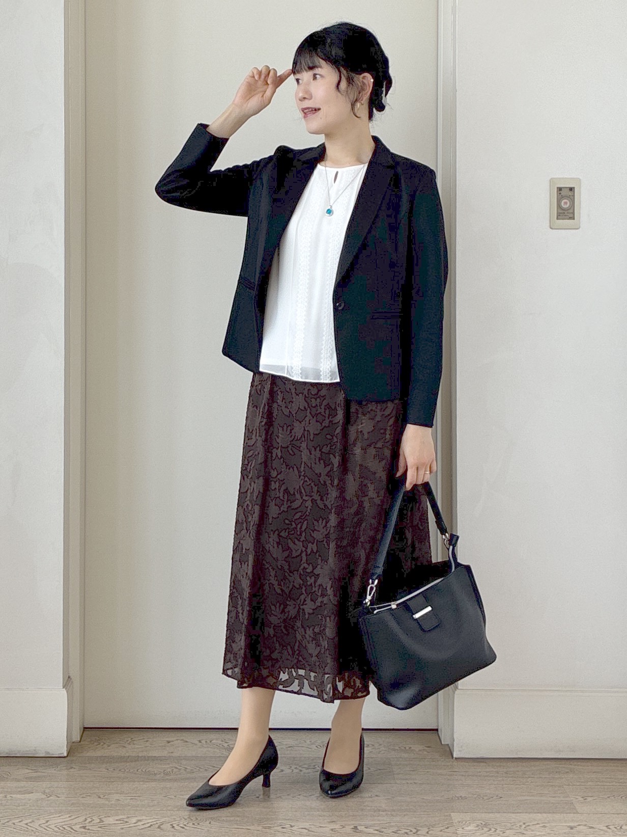  beni_gingerさんの「Reflect｜【SS-4Lサイズ／UVカット／接触冷感】匠ジャケット／ベーシックテーラード」を使ったコーディネート