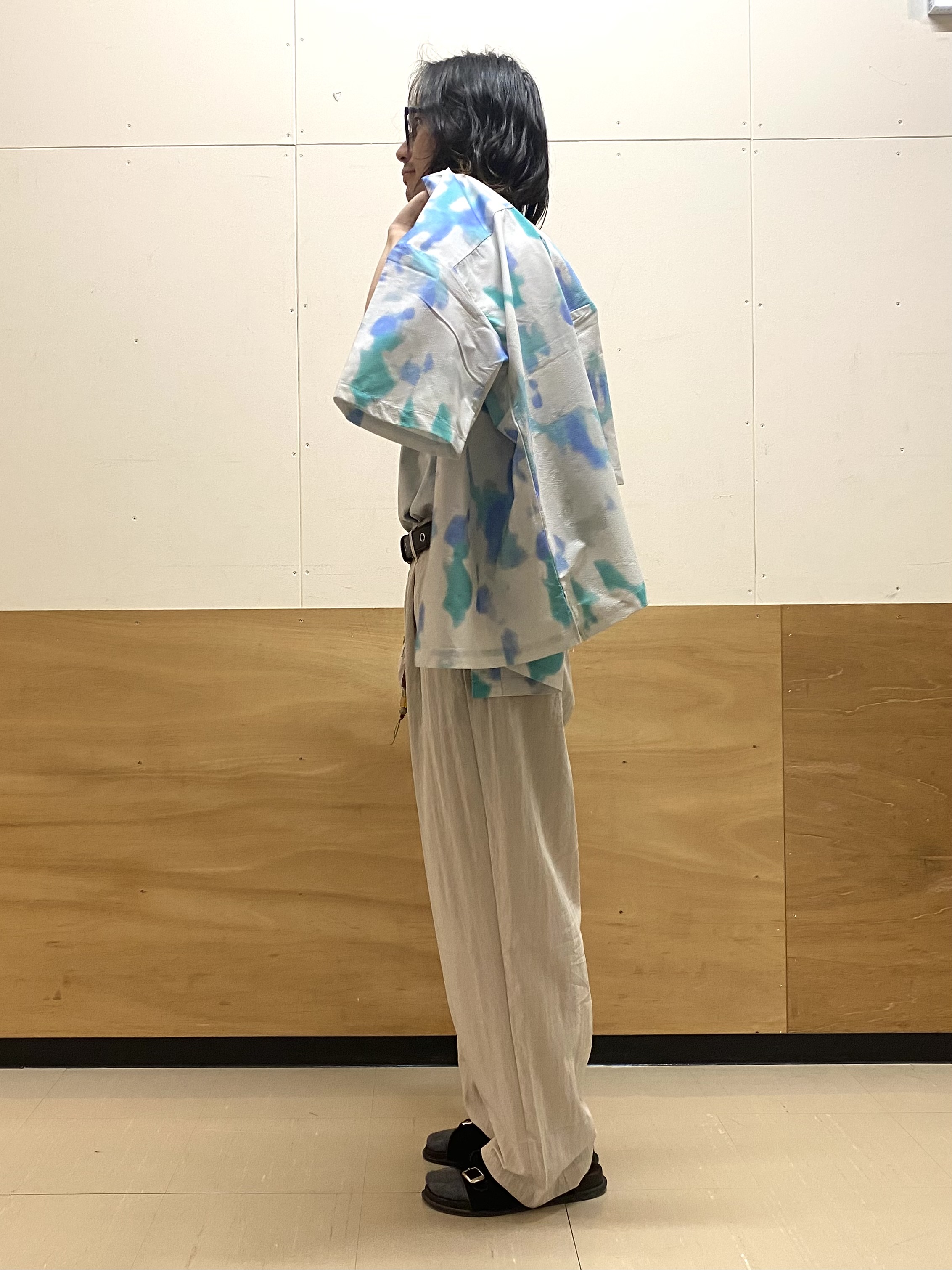 keyさんの「THE SHOP TK｜【涼しい・透けにくい・乾きやすい 夏に欲しい機能、全部入り。】BO-NO TEE/ボーノTシャツ　洗」を使ったコーディネート