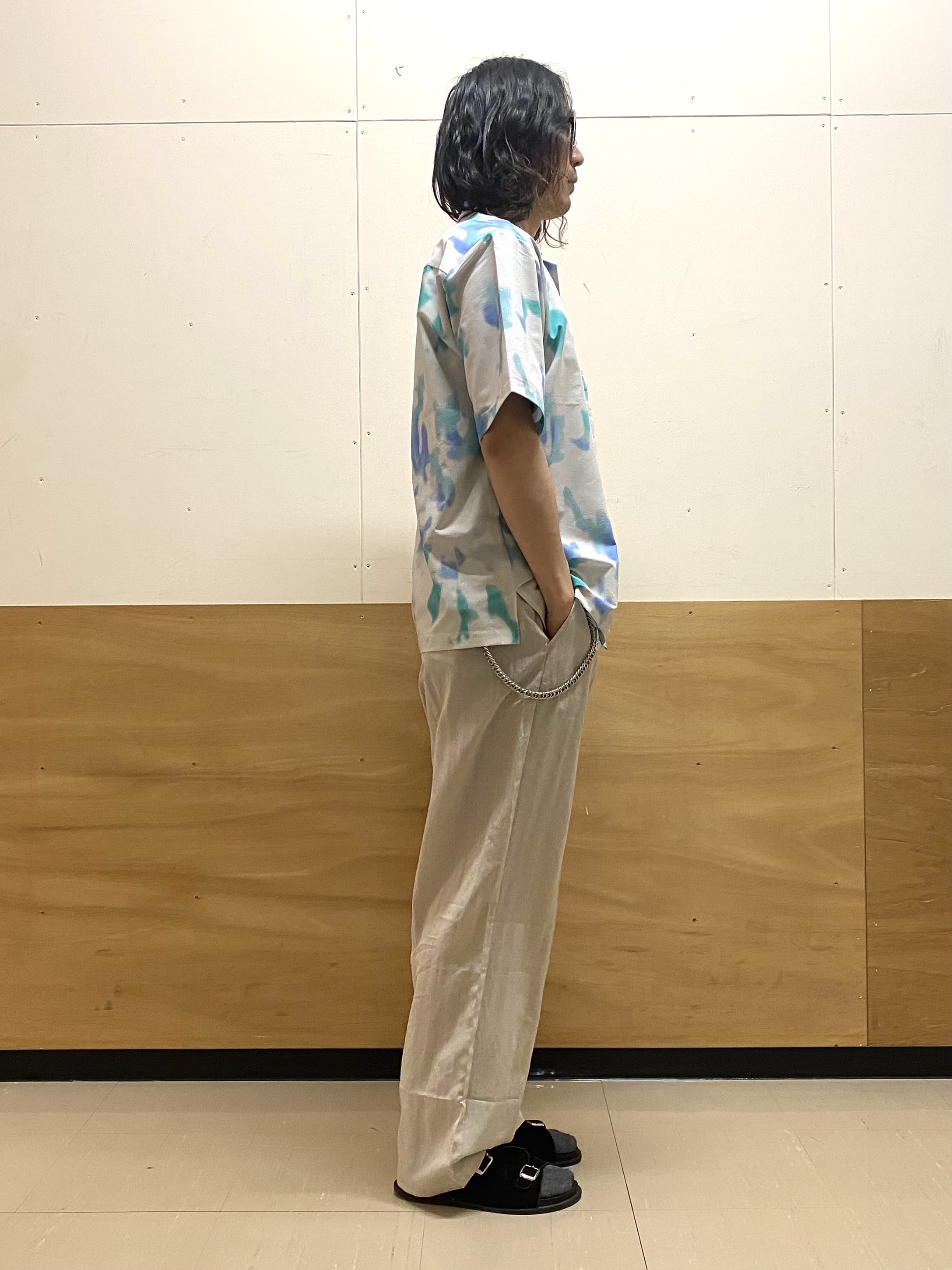 keyさんの「THE SHOP TK｜【涼しい・透けにくい・乾きやすい 夏に欲しい機能、全部入り。】BO-NO TEE/ボーノTシャツ　洗」を使ったコーディネート