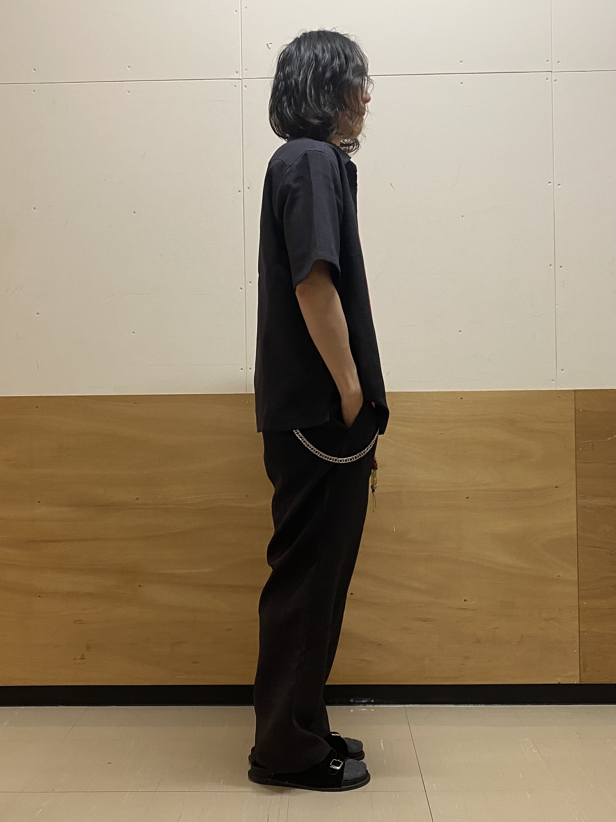 keyさんの「THE SHOP TK｜【なめらかでソフトな肌触り】ロゴ コットン半袖Tシャツ 洗濯機OK」を使ったコーディネート