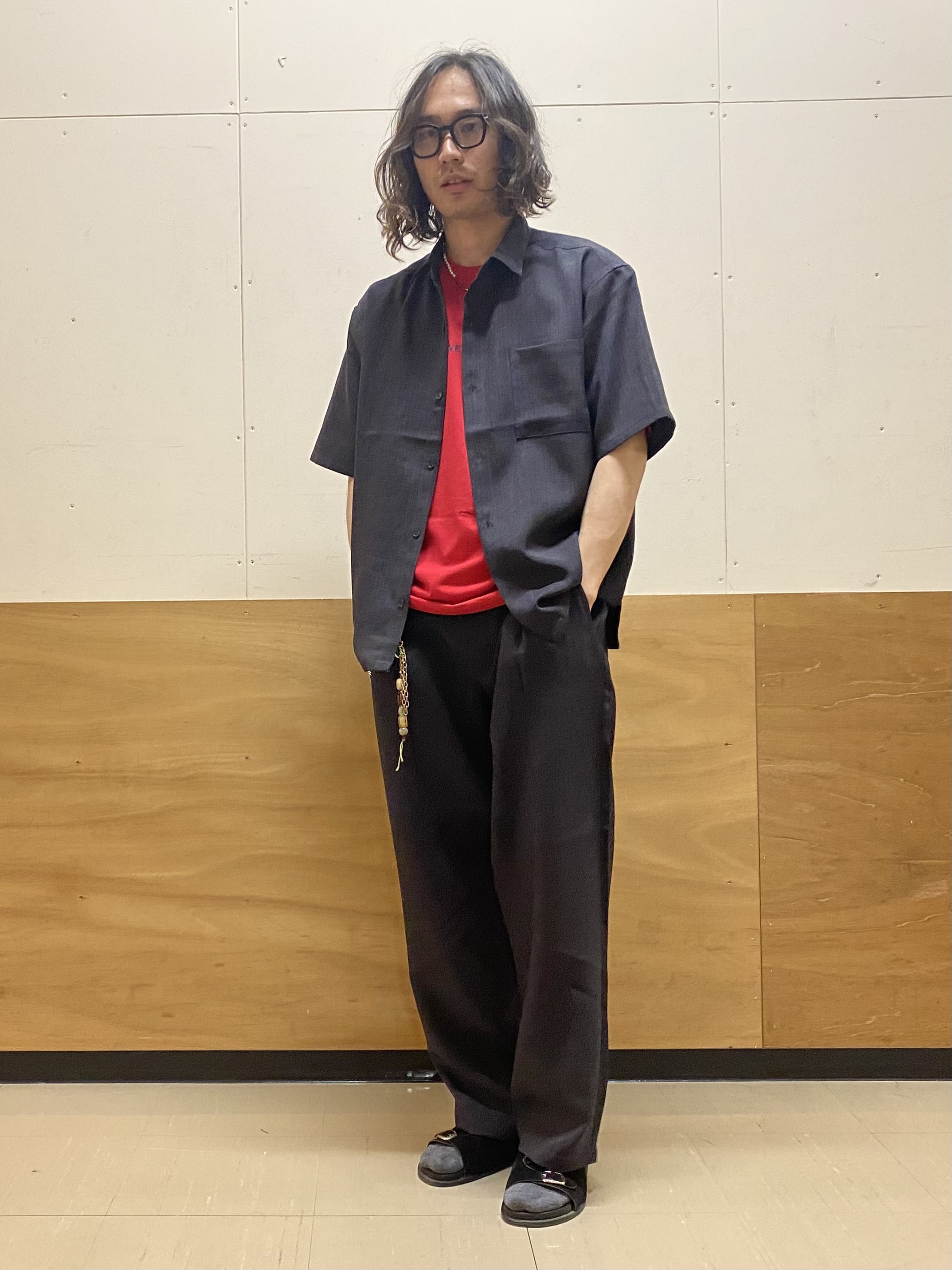 keyさんの「THE SHOP TK｜【なめらかでソフトな肌触り】ロゴ コットン半袖Tシャツ 洗濯機OK」を使ったコーディネート
