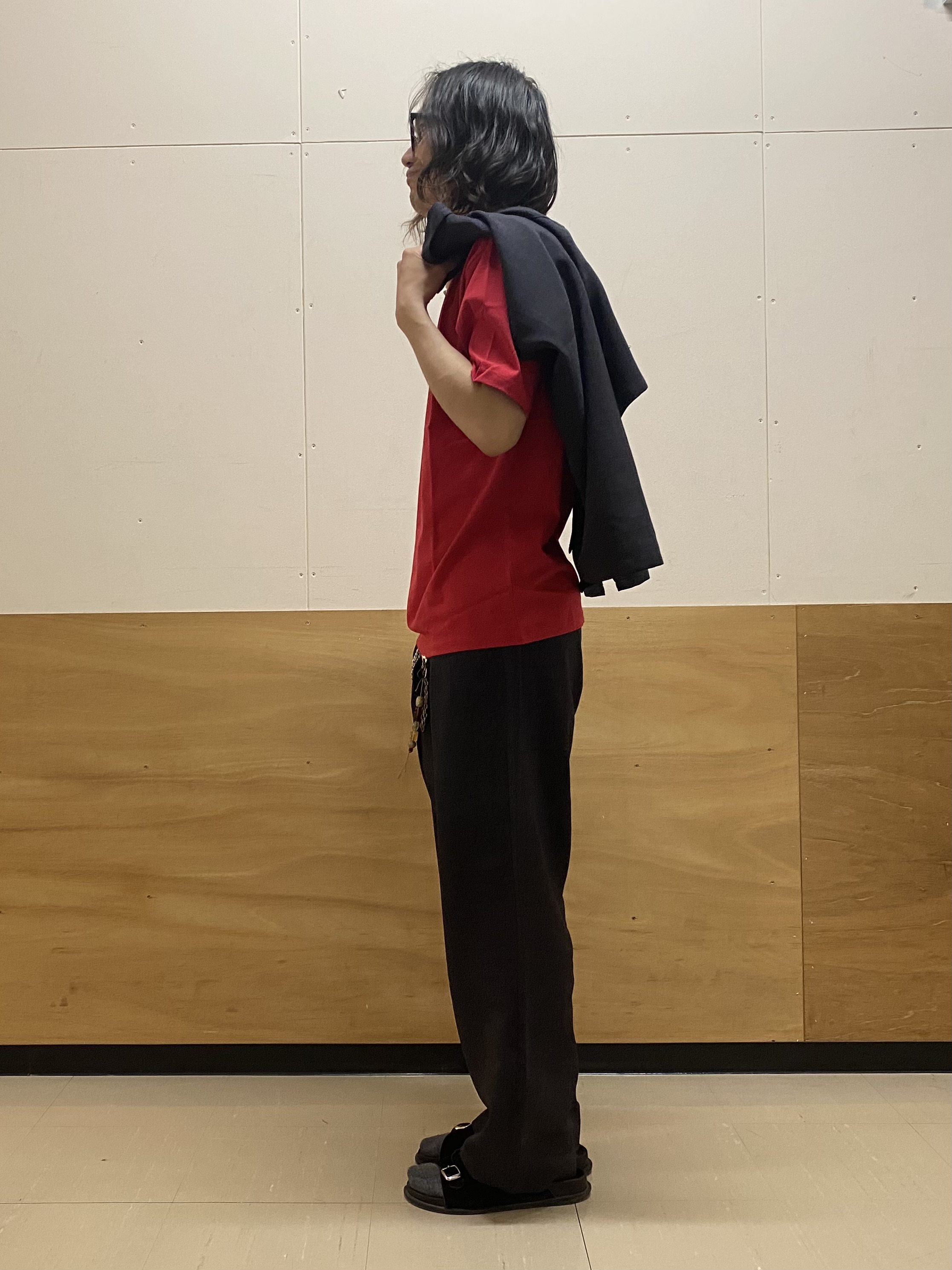 keyさんの「THE SHOP TK｜【なめらかでソフトな肌触り】ロゴ コットン半袖Tシャツ 洗濯機OK」を使ったコーディネート