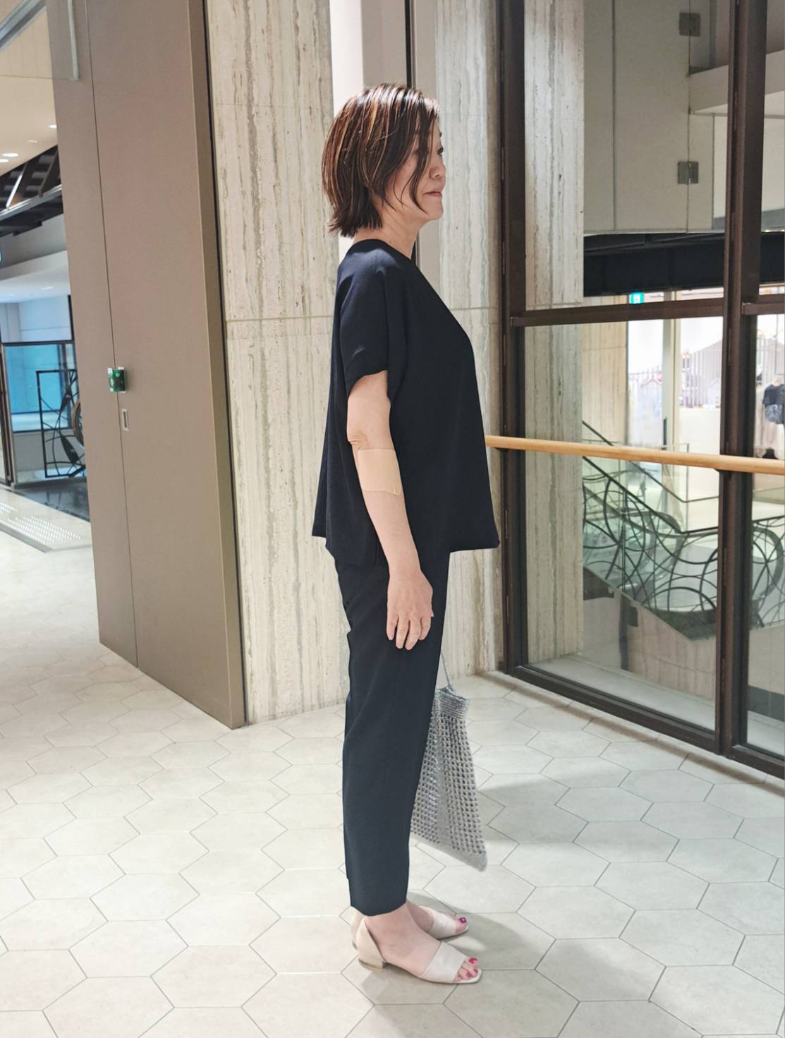 姉さんさんの「UNTITLED｜【前後2WAY/はっ水/セットアップ可】リラクシーフレンチスリーブブラウス」を使ったコーディネート