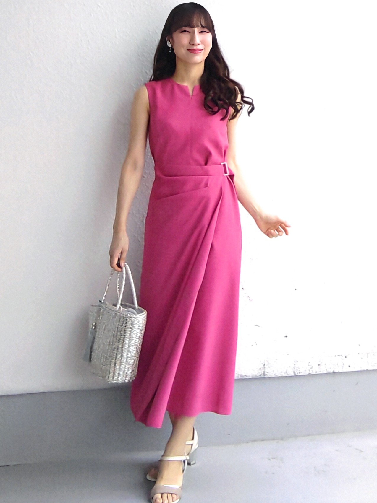 keinaさんの「SunaUna｜【日本製】 ラップデザインワンピース」を使ったコーディネート
