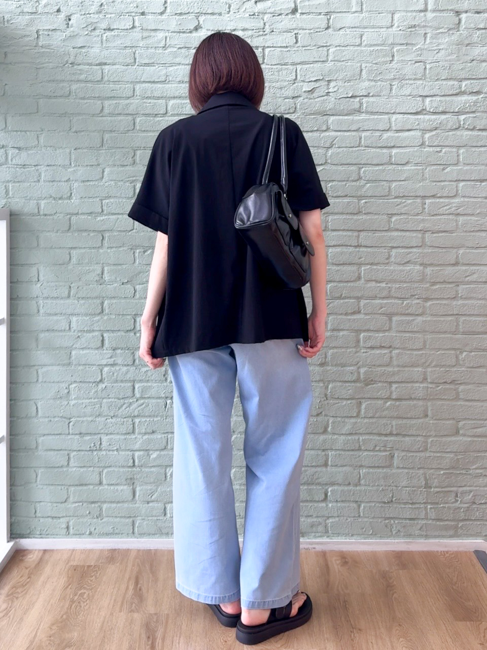 𝐜𝐡𝐢𝐤𝐚さんの「SHOO･LA･RUE｜【高レビュー/洗濯機可/セットアップ可】軽凛(かろりん) ひんやり半袖ジャケット」を使ったコーディネート