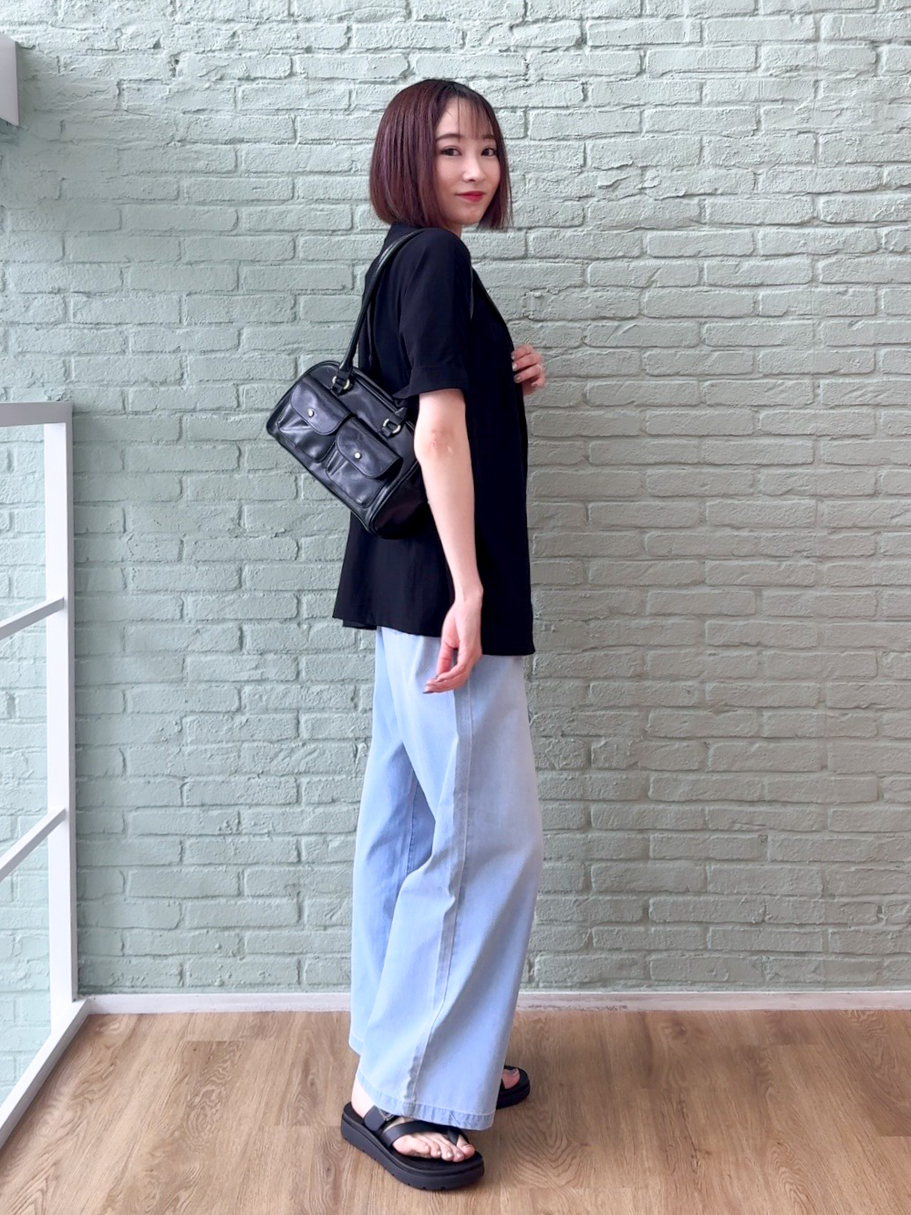 𝐜𝐡𝐢𝐤𝐚さんの「SHOO･LA･RUE｜【高レビュー/洗濯機可/セットアップ可】軽凛(かろりん) ひんやり半袖ジャケット」を使ったコーディネート