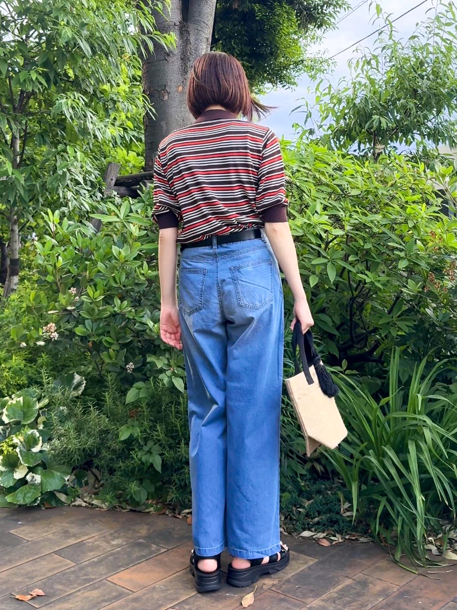 𝐜𝐡𝐢𝐤𝐚さんの「SHOO･LA･RUE｜【S-LL/洗濯機可】ほんのりシアーの襟付きニットカーディガン」を使ったコーディネート