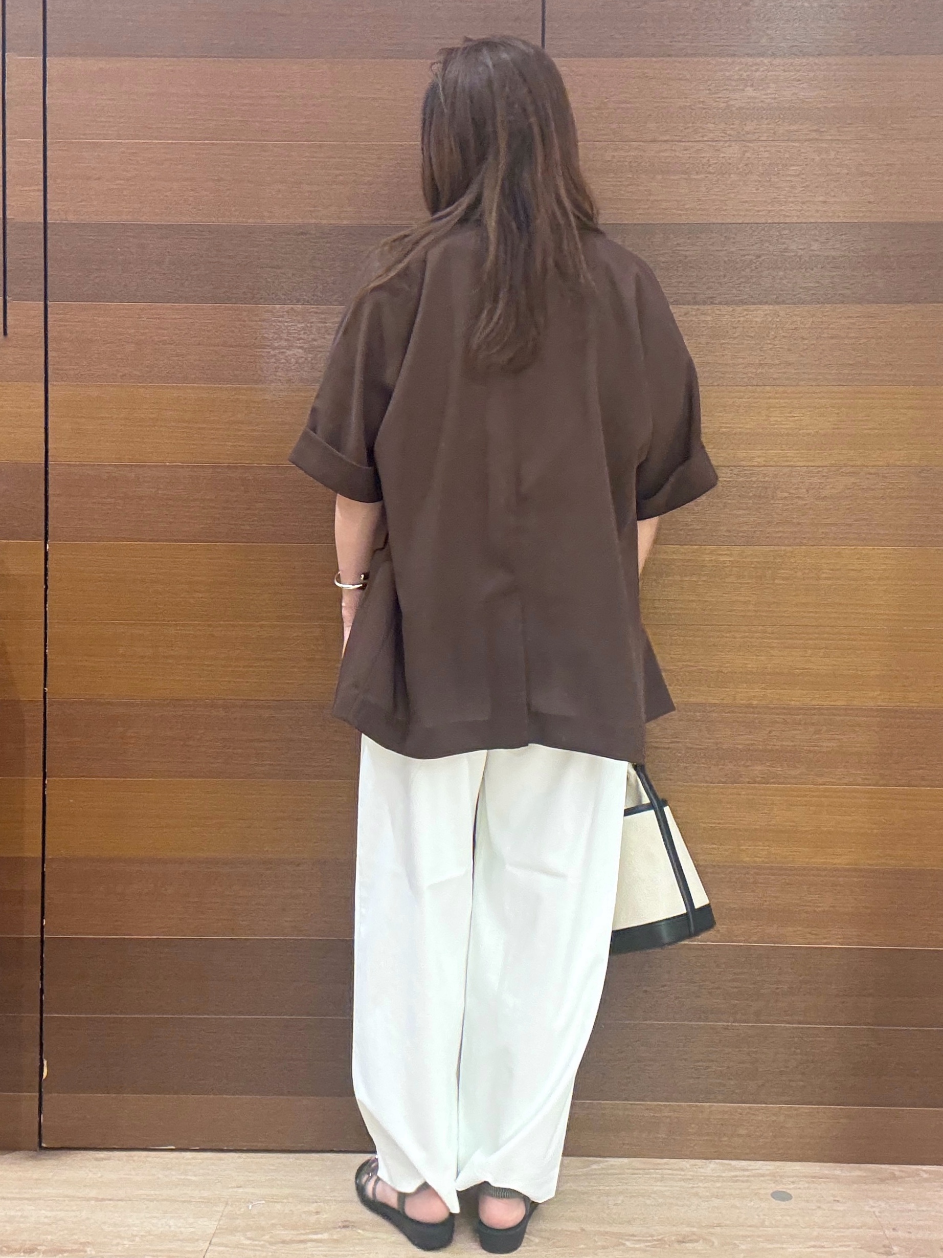 maichiさんの「OPAQUE.CLIP｜【接触冷感／吸水速乾／防シワ】リネンライクテーラードジャケット《洗濯機OK》」を使ったコーディネート