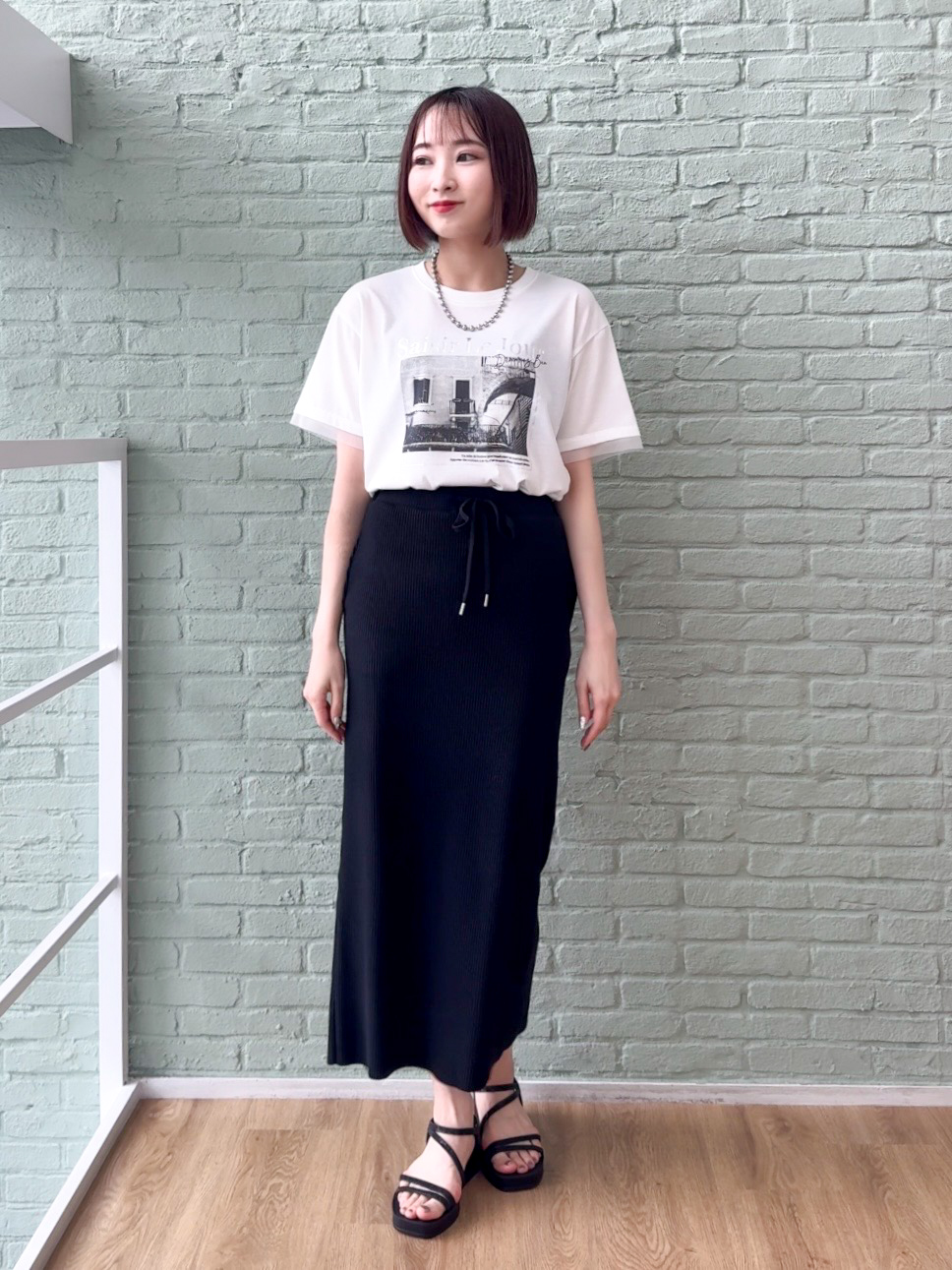 𝐜𝐡𝐢𝐤𝐚さんの「SHOO･LA･RUE｜【高レビュー/洗濯機可/セットアップ可】軽凛(かろりん) ひんやり半袖ジャケット」を使ったコーディネート