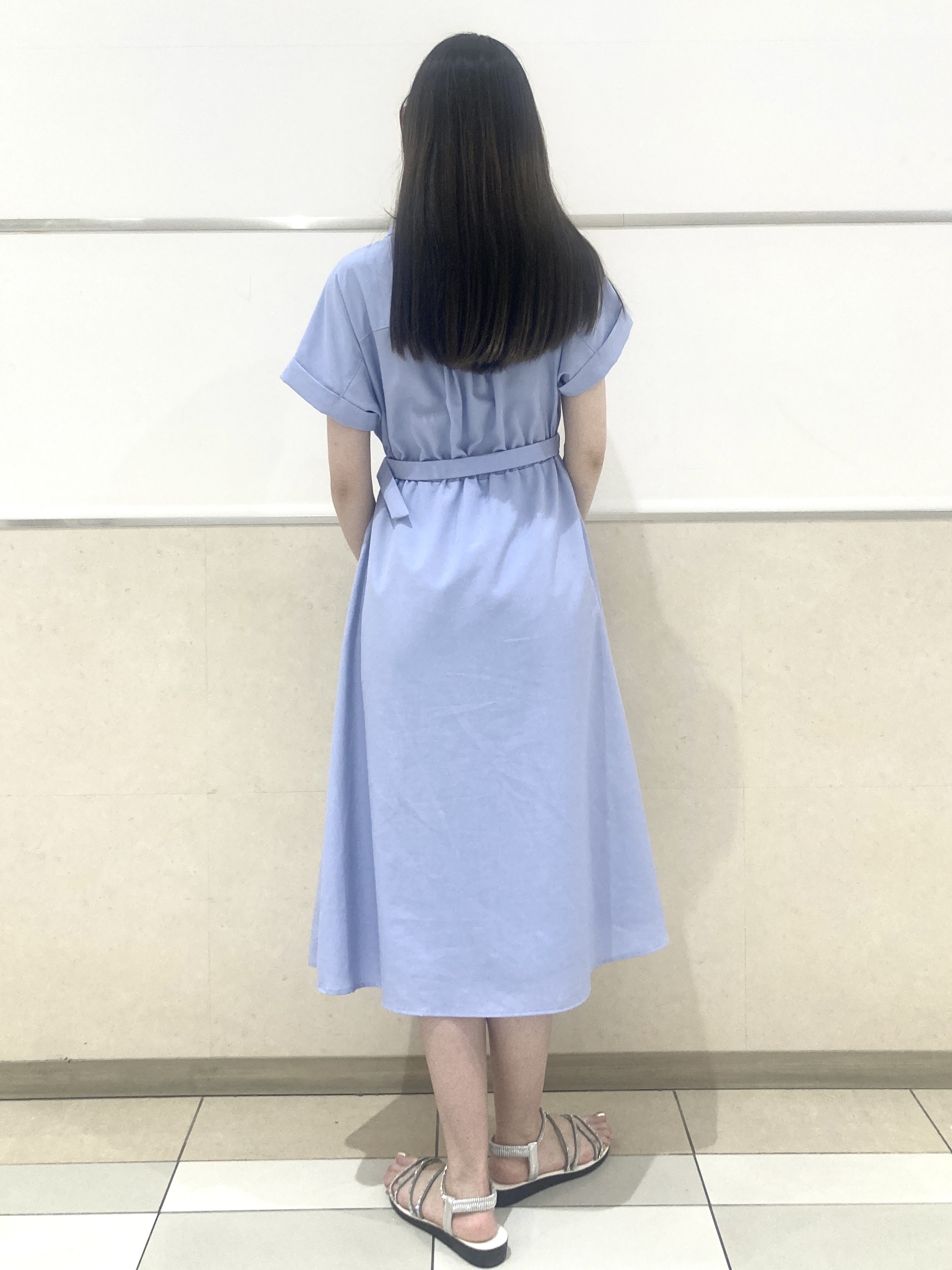 わかさんの「index｜ダブルポケットスキッパーワンピース【防シワ／洗濯機OK】《XS～3L／6col》」を使ったコーディネート