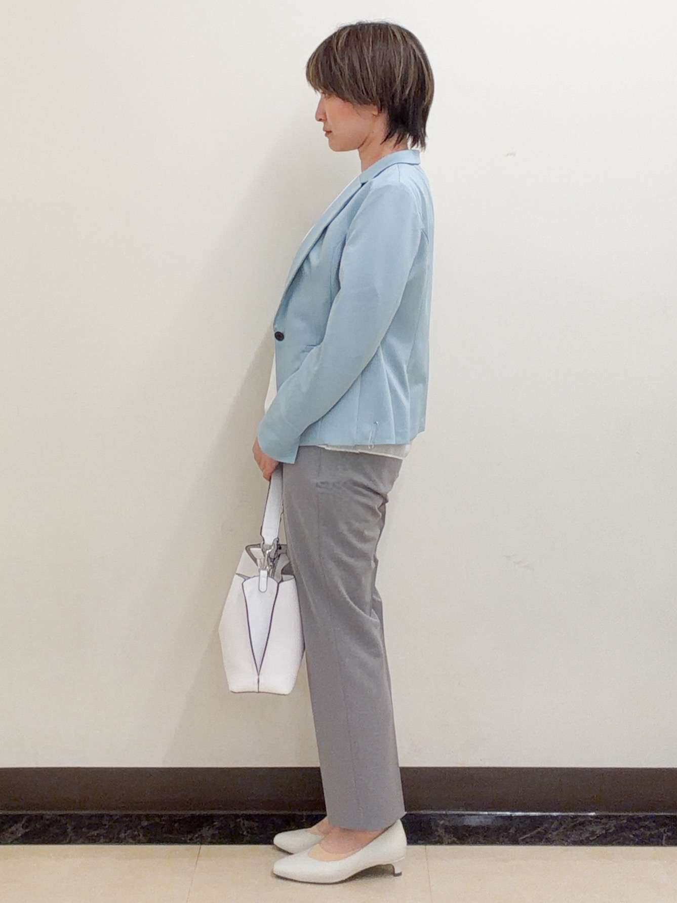 zumaさんの「Reflect｜【SS-4Lサイズ／UVカット／接触冷感】匠ジャケット／ベーシックテーラード」を使ったコーディネート