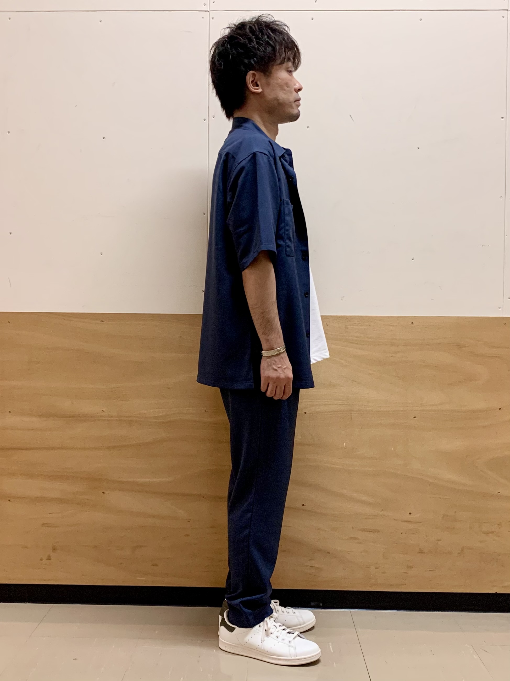 MATUさんの「THE SHOP TK｜LITE TEX ダブルフラップ半袖シャツ 接触冷感/吸水速乾/UVカット/アンチピリング/イージー」を使ったコーディネート