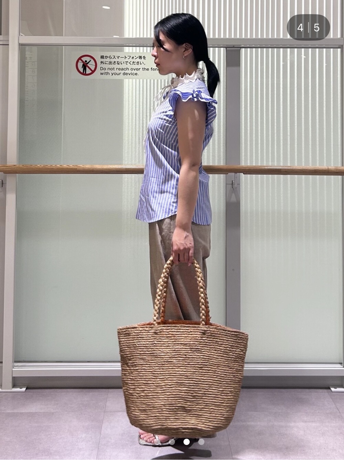 とりみさんの「DRESSTERIOR｜クレリック ウィングスリーブ ブラウス」を使ったコーディネート