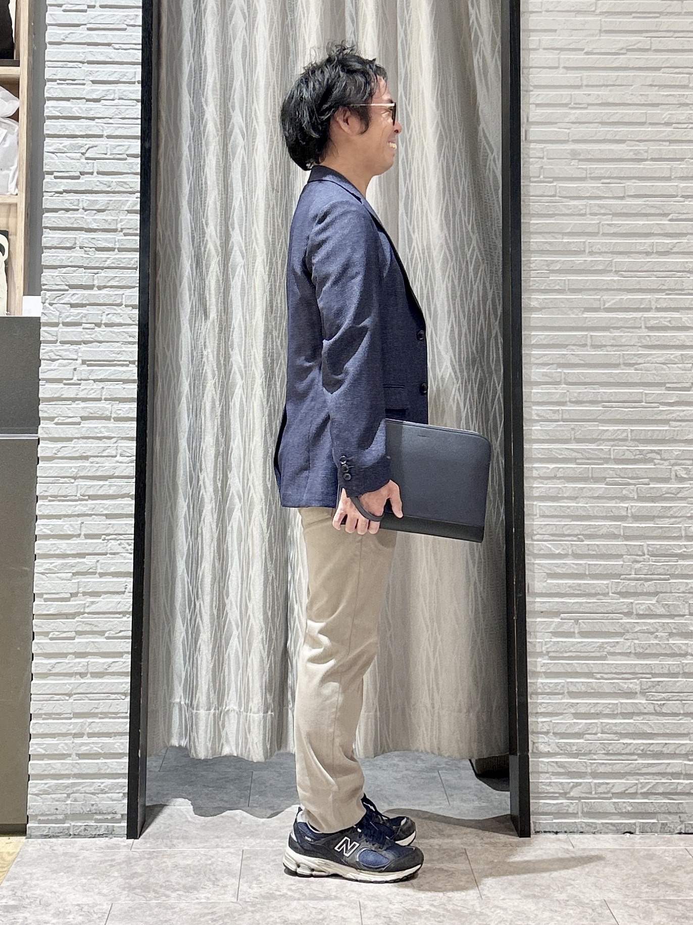 KENJI Iさんの「THE SHOP TK｜【セットアップ可／洗濯機OK】AVANT AIR メッシュジャケット」を使ったコーディネート