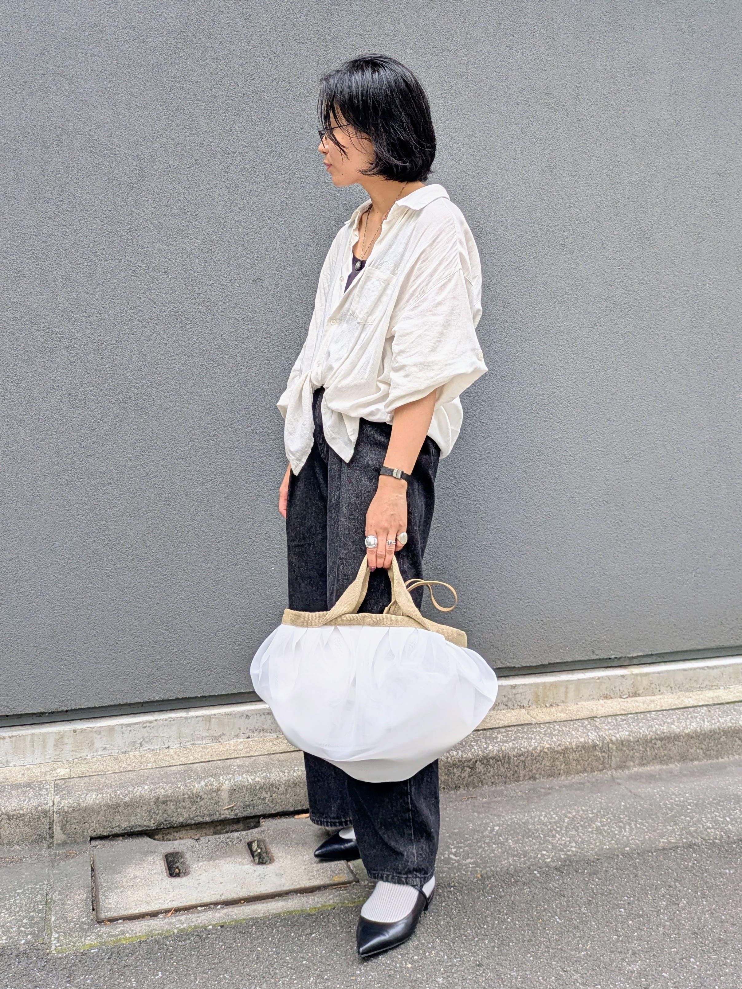 MTさんの「HIROKO HAYASHI｜FABRE（ファーブル）ハンドバッグ」を使ったコーディネート
