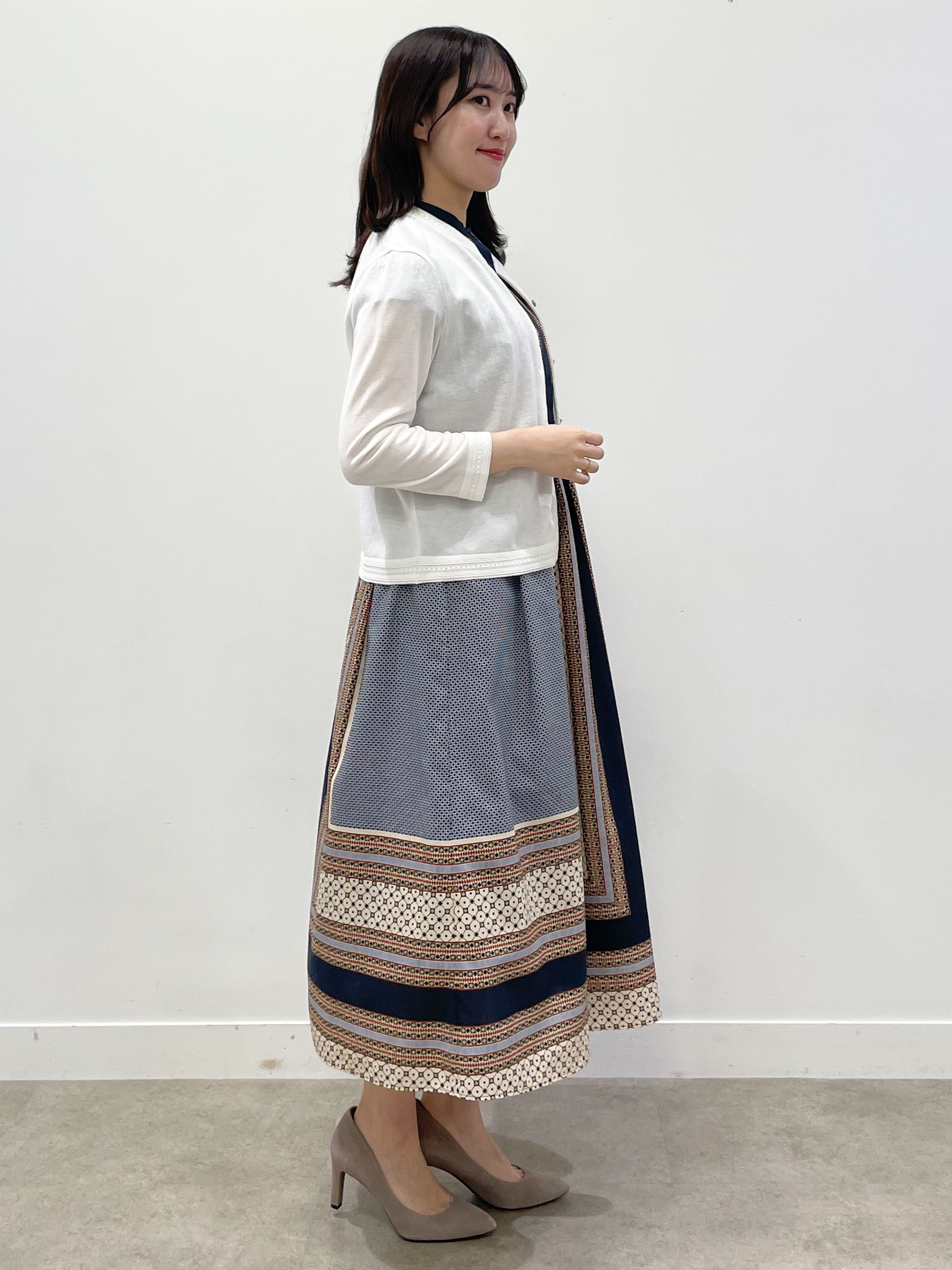 yukariさんの「Reflect｜七分袖ニットカーディガン」を使ったコーディネート