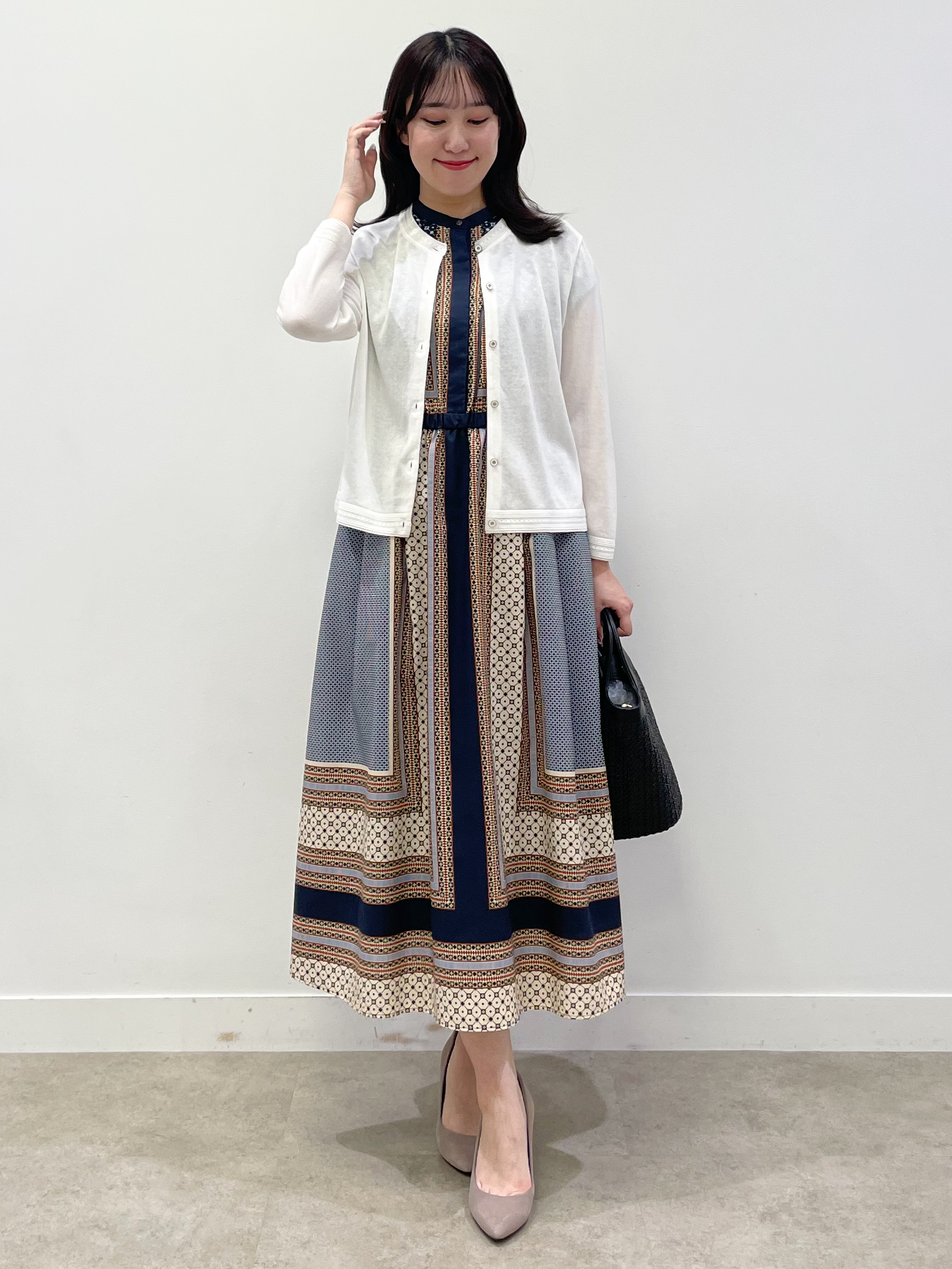 yukariさんの「Reflect｜七分袖ニットカーディガン」を使ったコーディネート