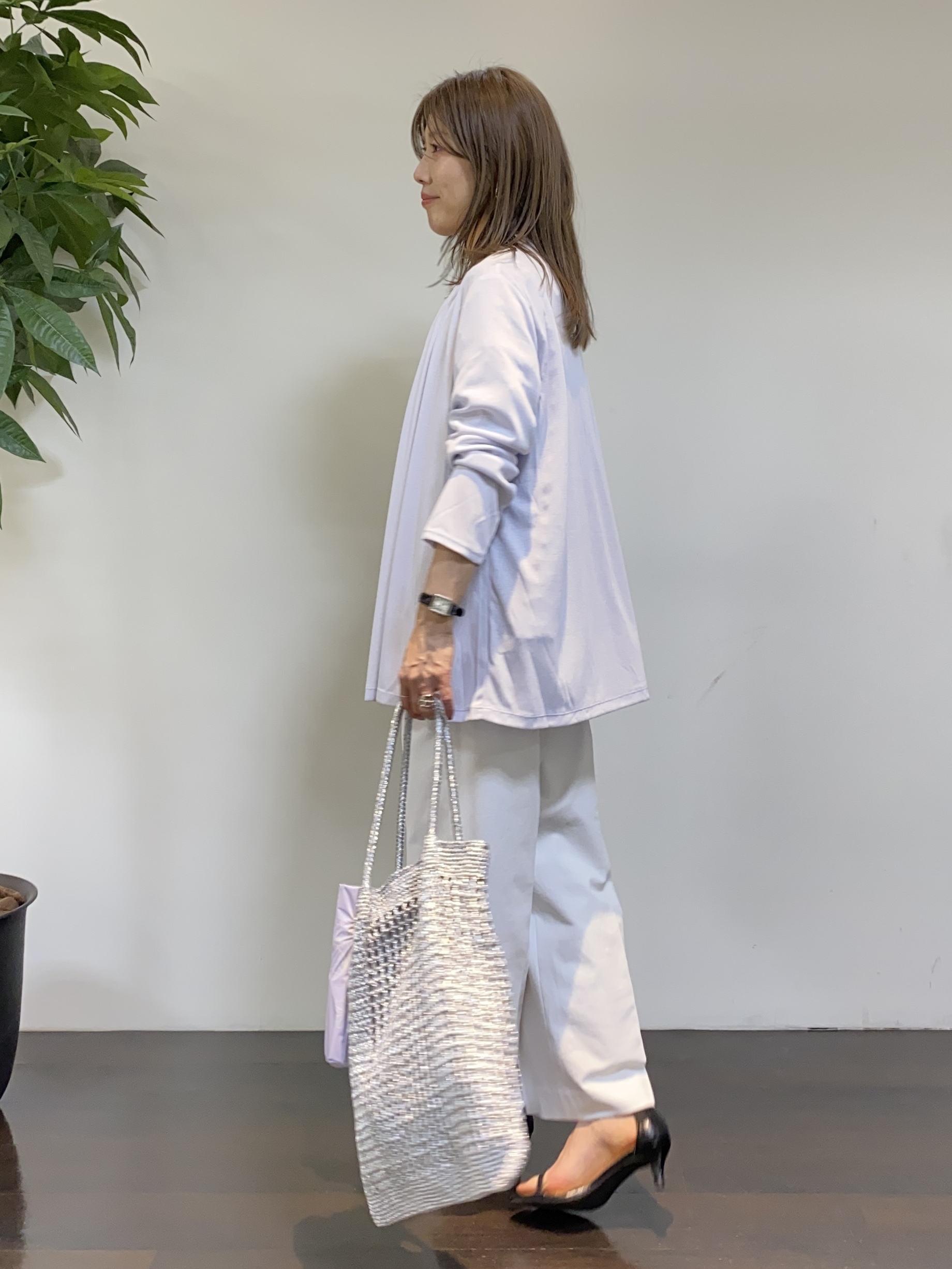 tomoさんの「UNTITLED｜【接触冷感/UV機能/遮熱】ジャージカーディガン」を使ったコーディネート