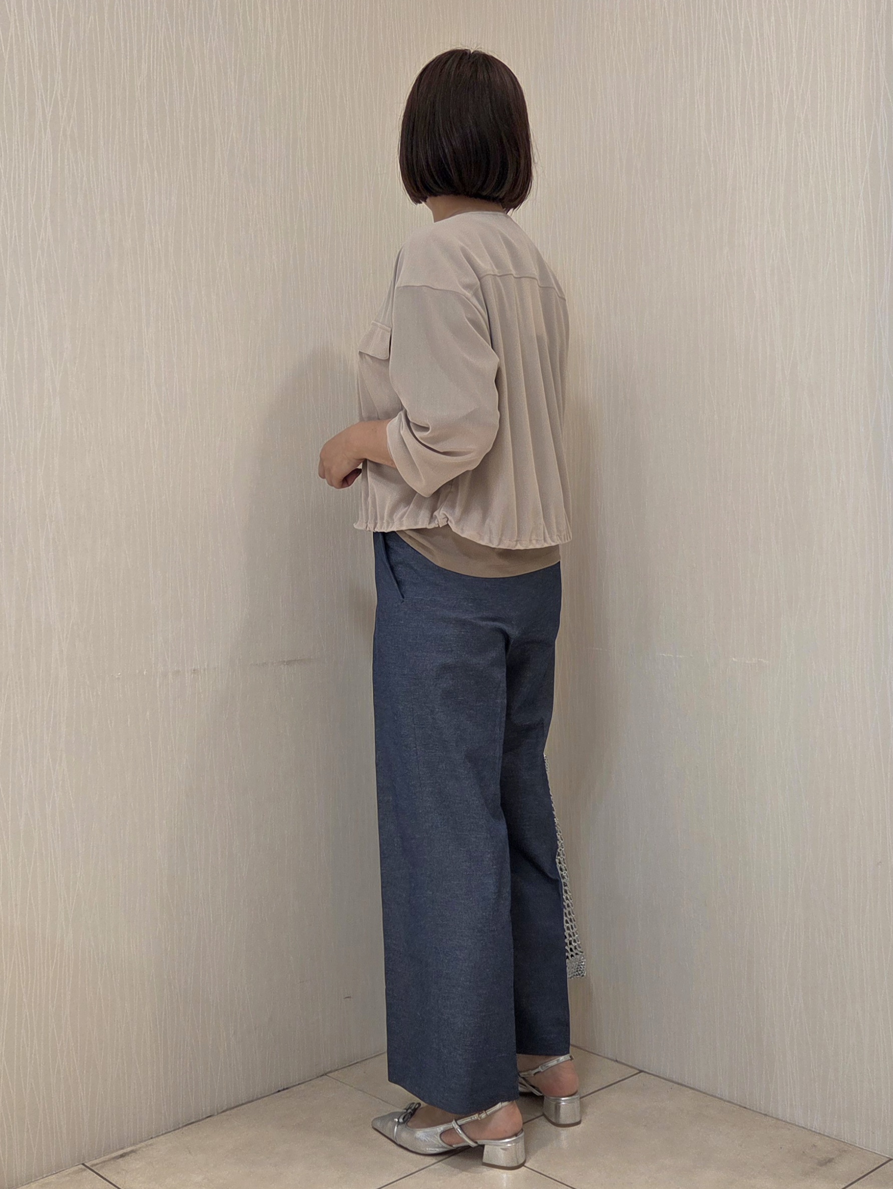 naokoさんの「UNTITLED｜【古畑星夏さん着用/洗える】シアーブルゾン」を使ったコーディネート