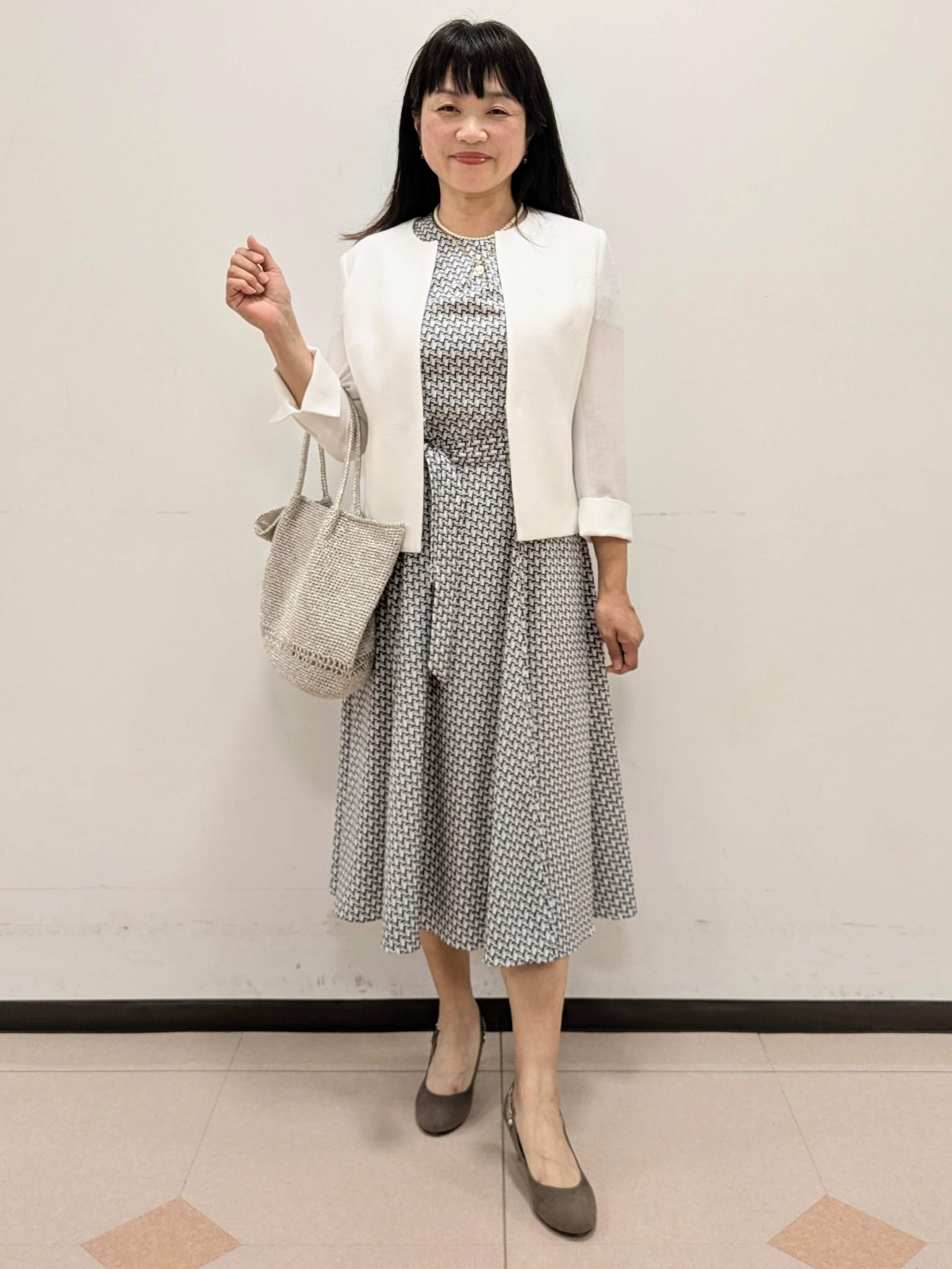 ともさんの「UNTITLED｜【清涼感/洗える】ミニマルシルエットジャケット」を使ったコーディネート