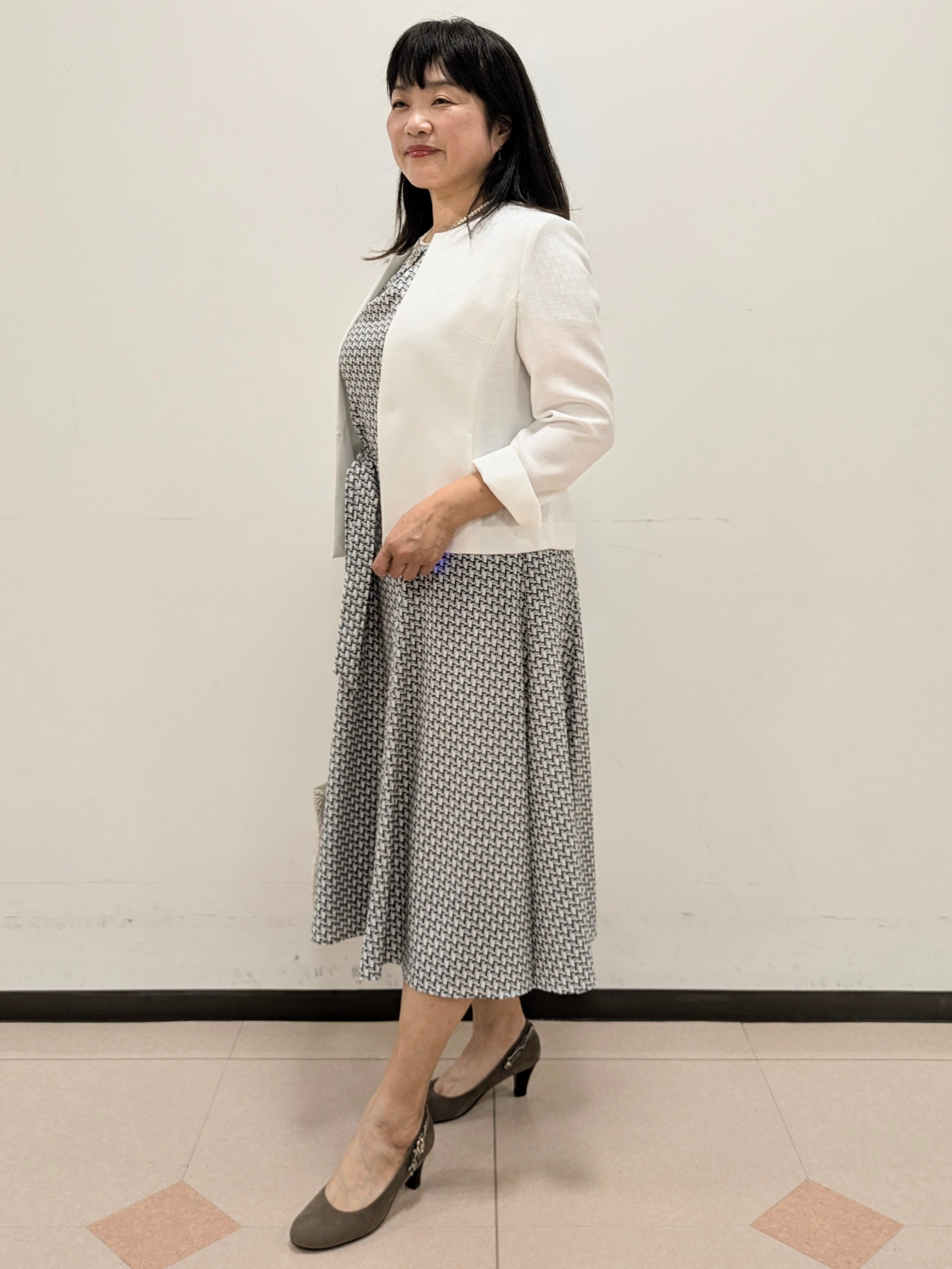 ともさんの「UNTITLED｜【清涼感/洗える】ミニマルシルエットジャケット」を使ったコーディネート