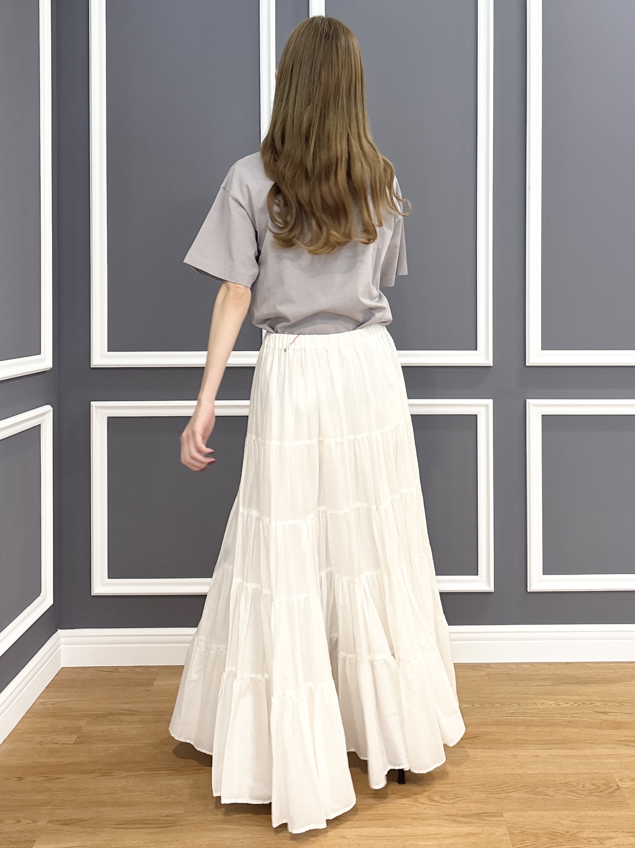 清水夏姫さんの「DRESSTERIOR｜【otonaMUSE5月号掲載】スキニーベルトサンダル」を使ったコーディネート