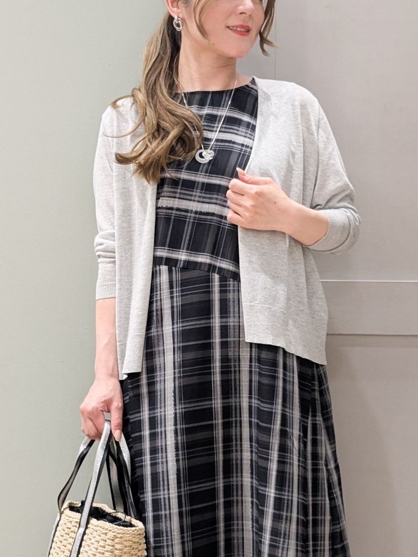 kuwawaさんの「grove｜高評価！【接触冷感／UVカットetc】ベーシックショートカーディガン」を使ったコーディネート
