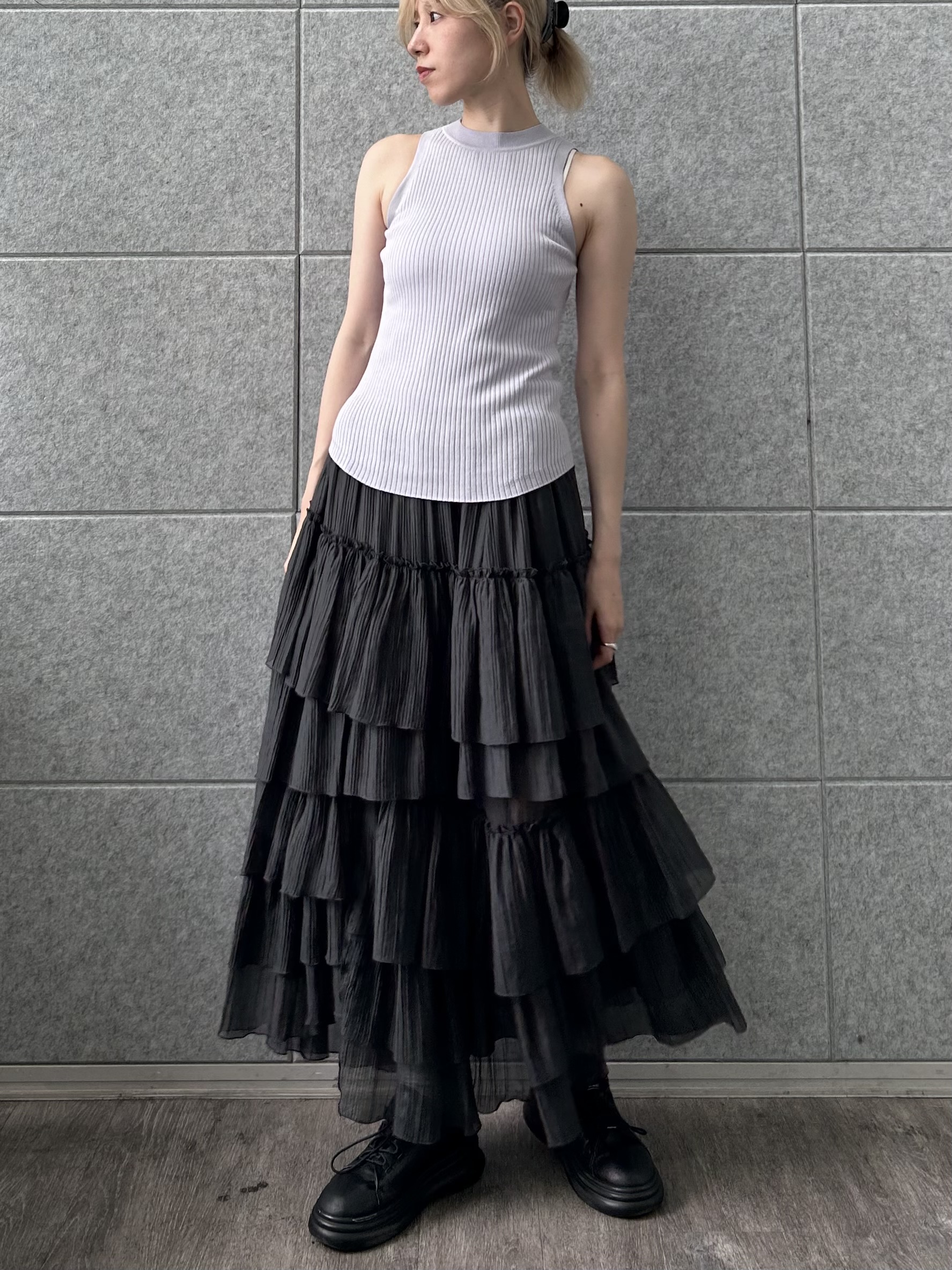 honoka Aさんの「CODE A｜rib highneck pullover」を使ったコーディネート