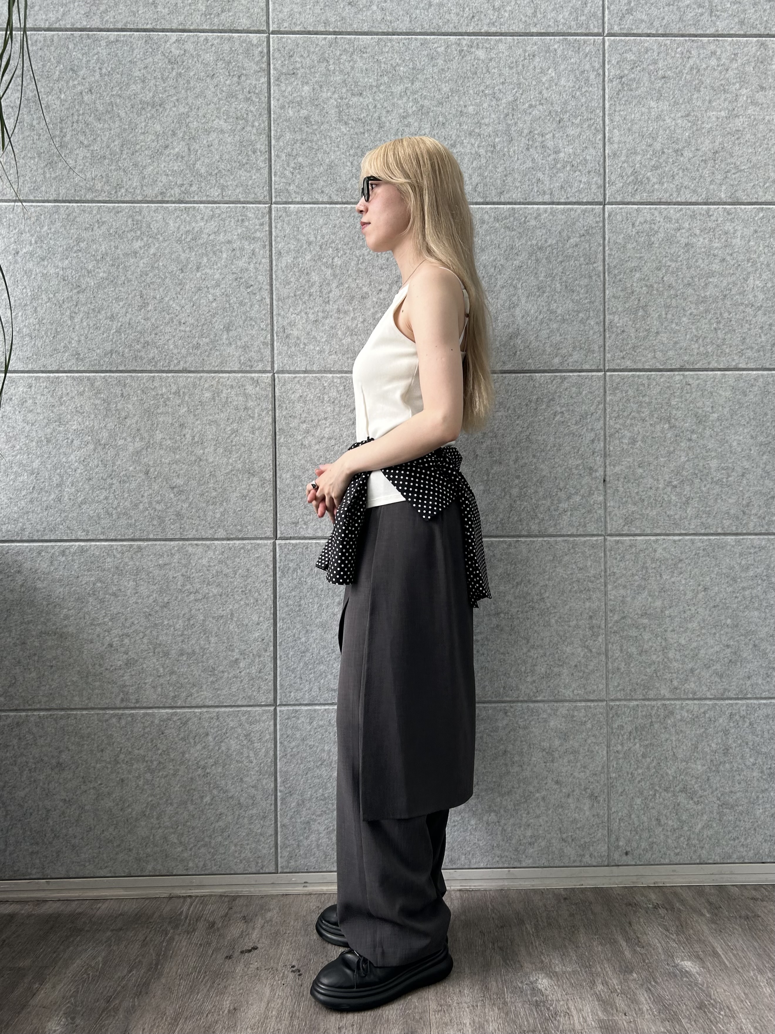 honoka Aさんの「CODE A｜edge line camisole」を使ったコーディネート