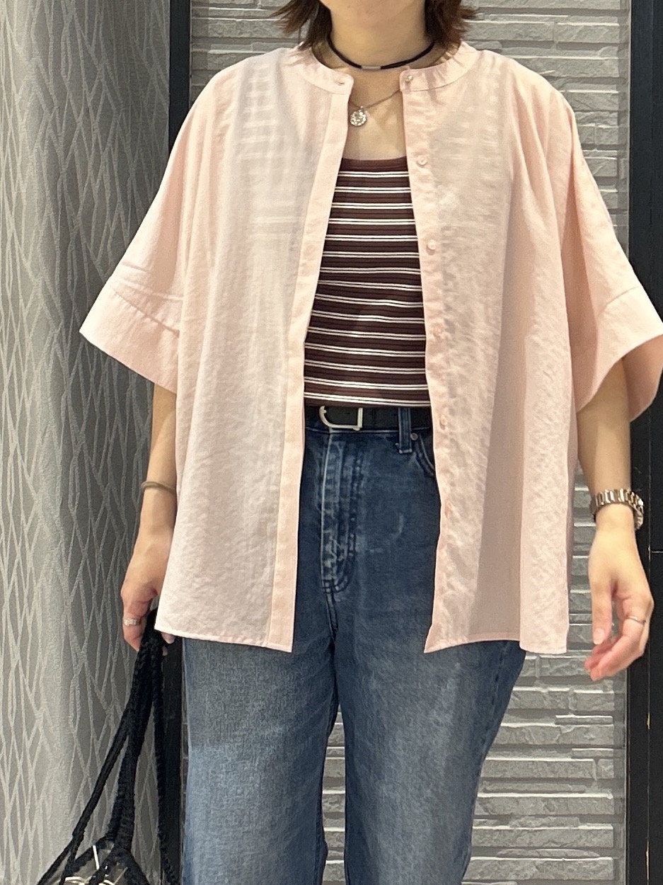 ga_riさんの「THE SHOP TK｜【高レビュー/体型カバー】さらっと快適 ドルマン5分袖ブラウス」を使ったコーディネート