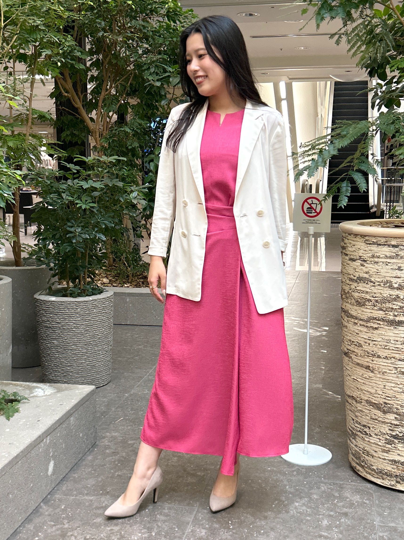 Momokaさんの「COUP DE CHANCE｜【手洗い可／日本製】シアーテーラード ジャケット」を使ったコーディネート