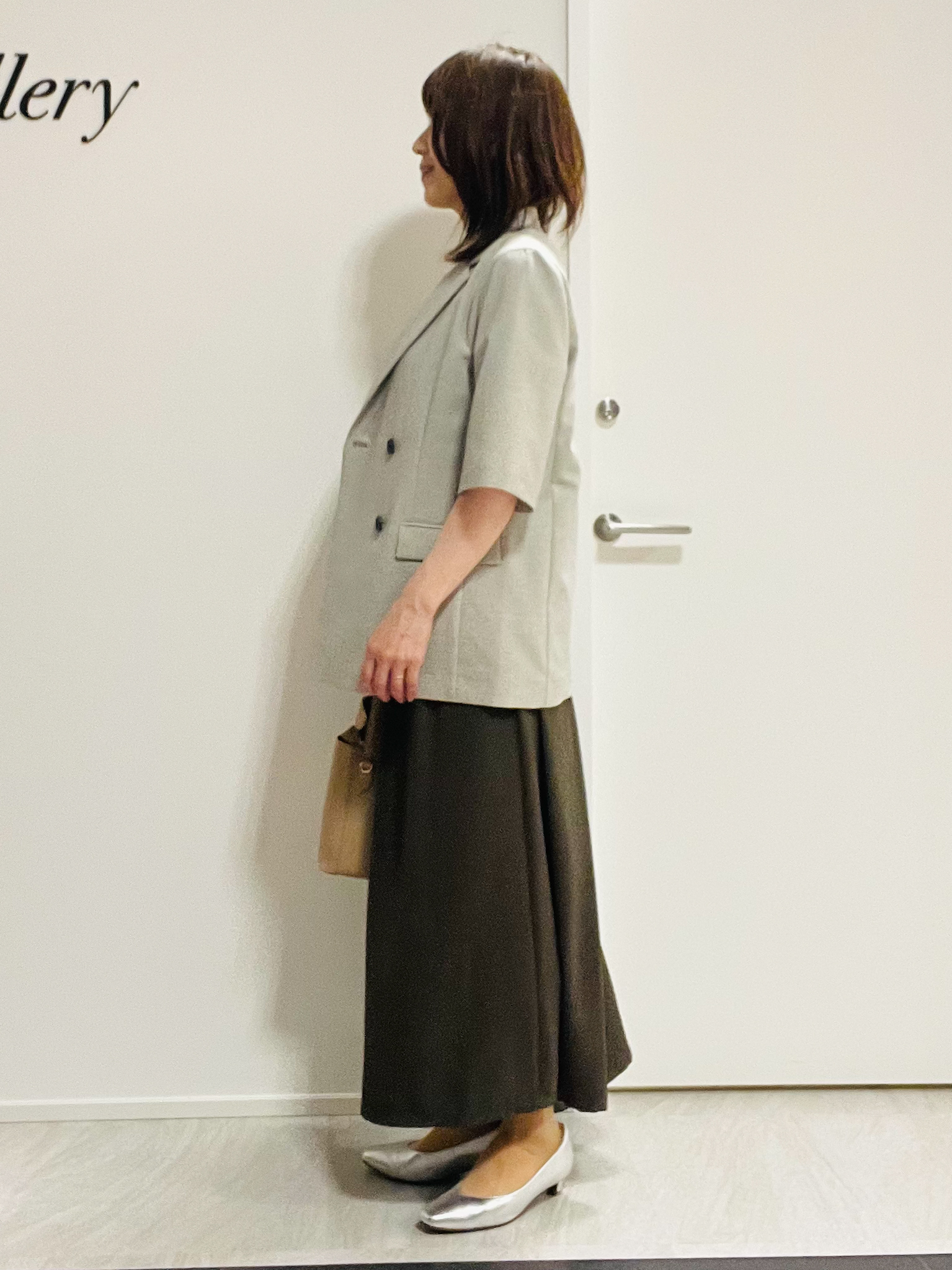 めいさんの「UNTITLED｜【前後2WAY/はっ水/セットアップ可】リラクシーフレンチスリーブブラウス」を使ったコーディネート