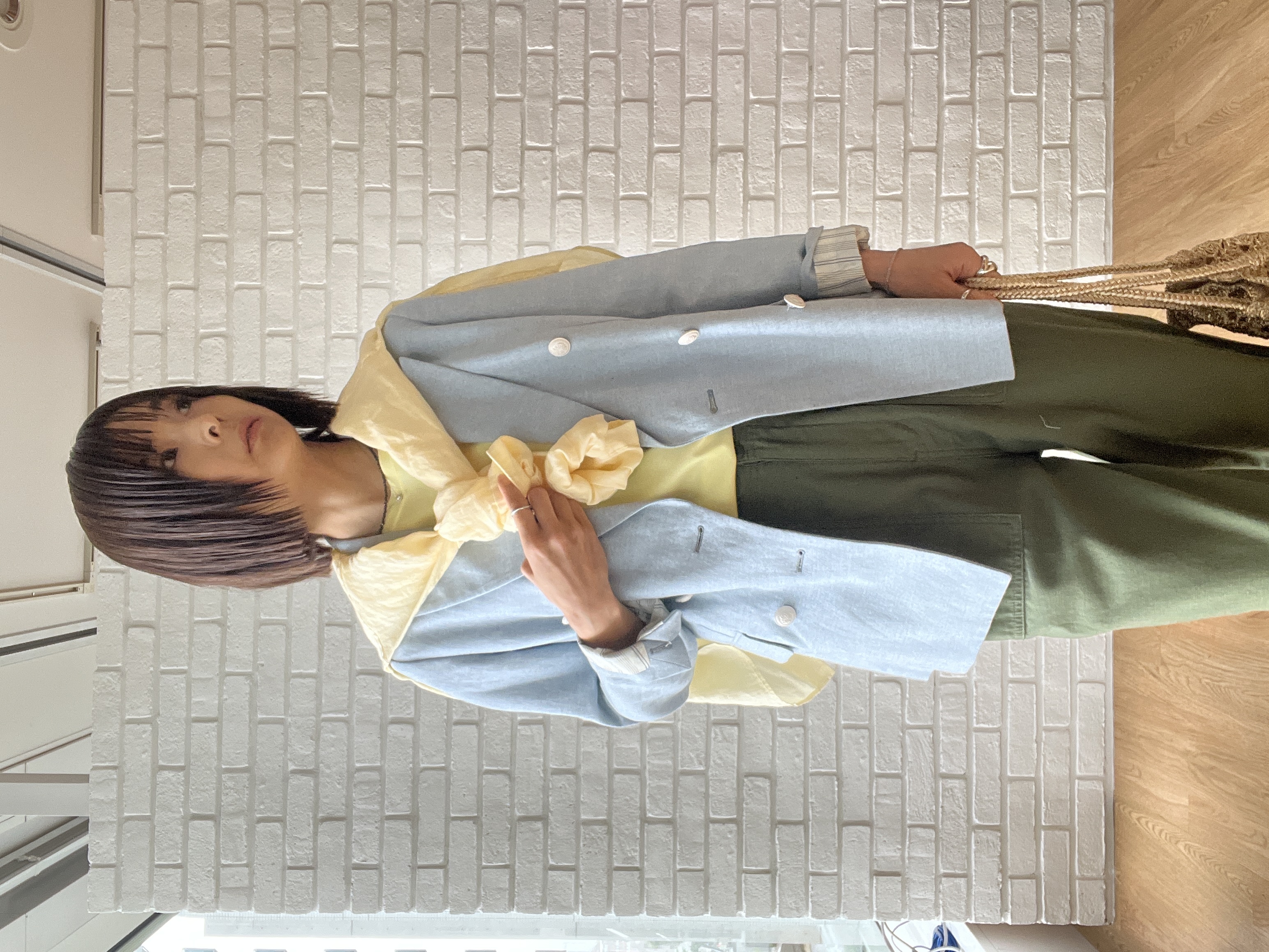 misaさんの「DRESSTERIOR｜【人気定番/ウォッシャブル】ガーメントダイラミーシャツ」を使ったコーディネート