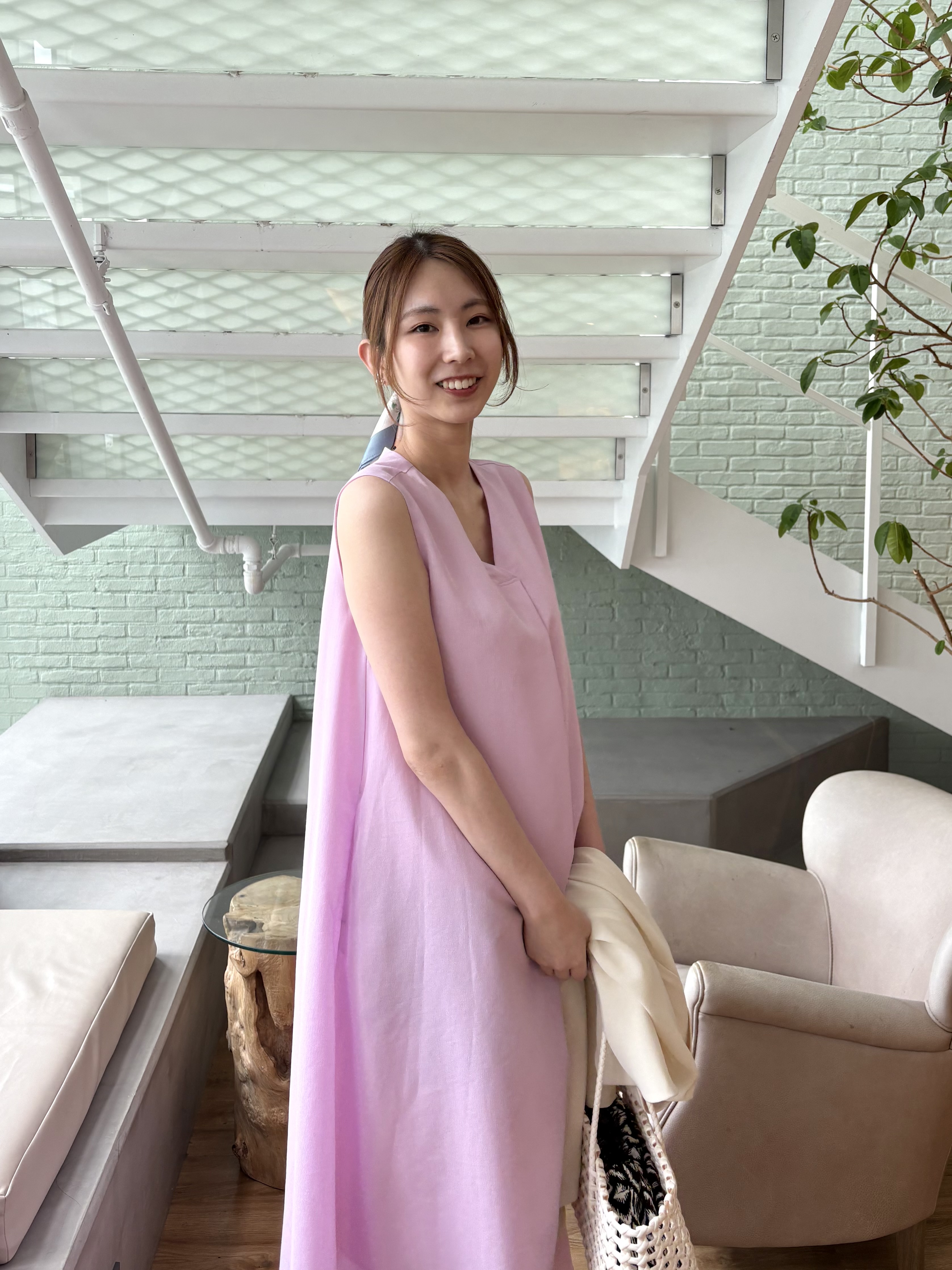 めぐさんの「OPAQUE.CLIP｜巾着付きメルカドワイドトート」を使ったコーディネート