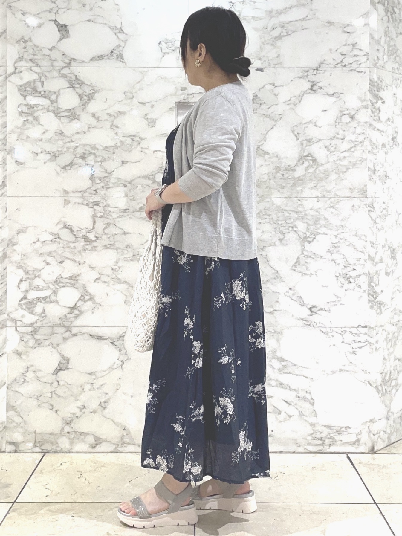 MH☆さんの「grove｜高評価！【接触冷感／UVカットetc】ベーシックショートカーディガン」を使ったコーディネート