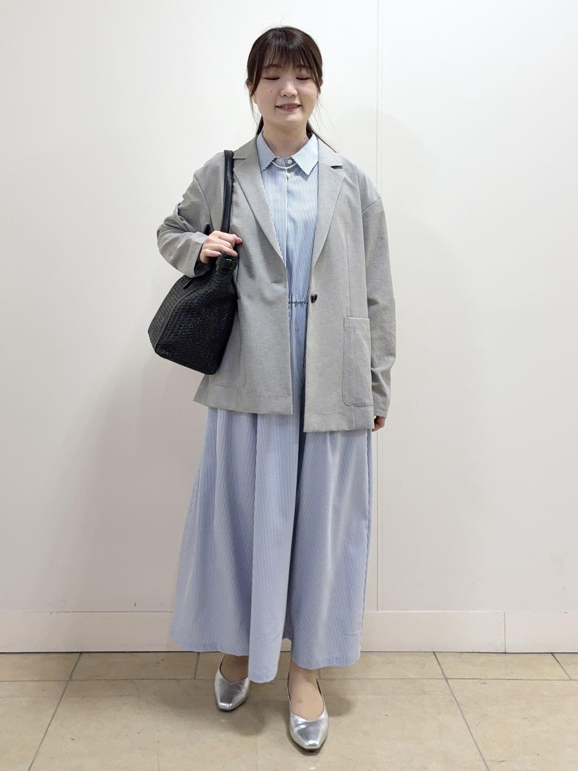 mikiさんの「Reflect｜【SS-4Lサイズ／接触冷感／シワになりにくい】リラクシーテーラードジャケット」を使ったコーディネート