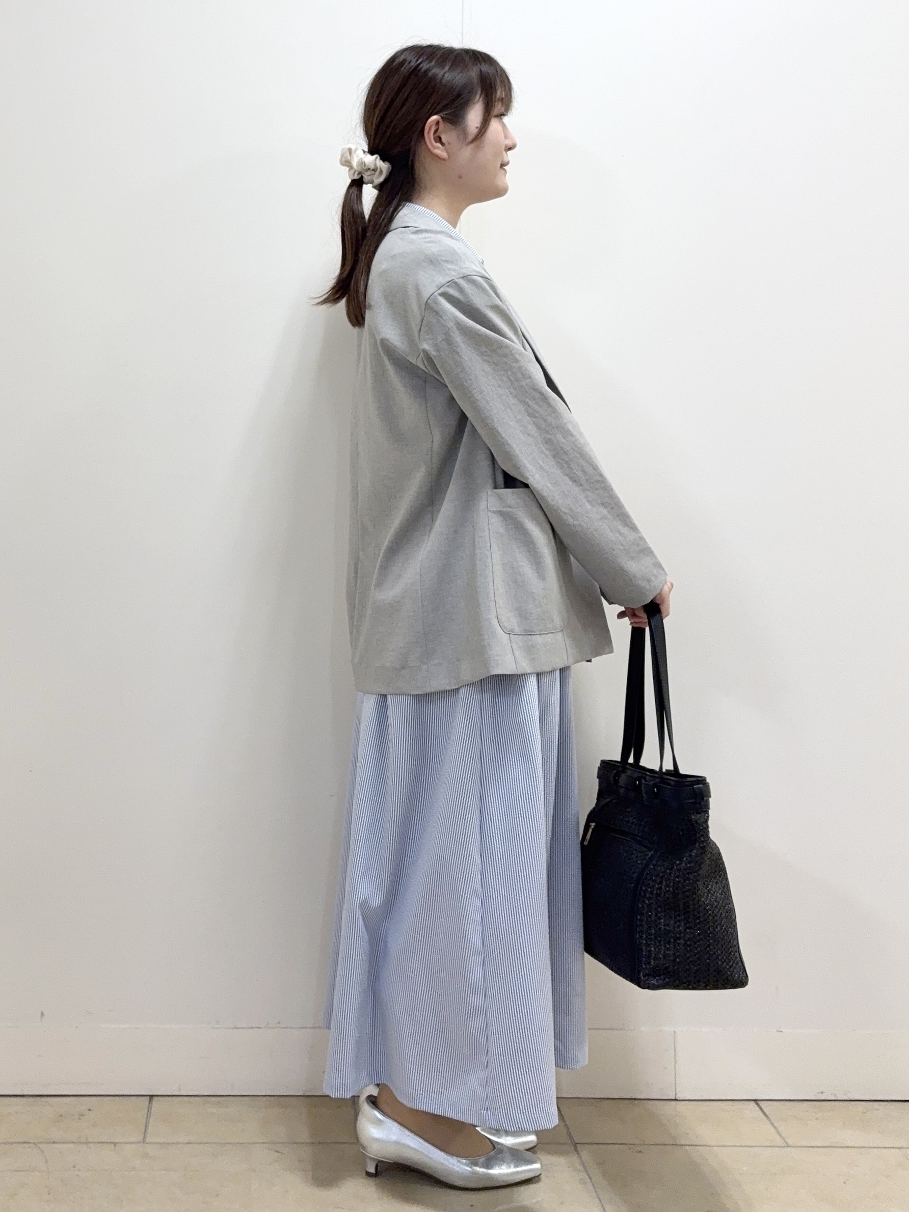 mikiさんの「Reflect｜【SS-4Lサイズ／接触冷感／シワになりにくい】リラクシーテーラードジャケット」を使ったコーディネート